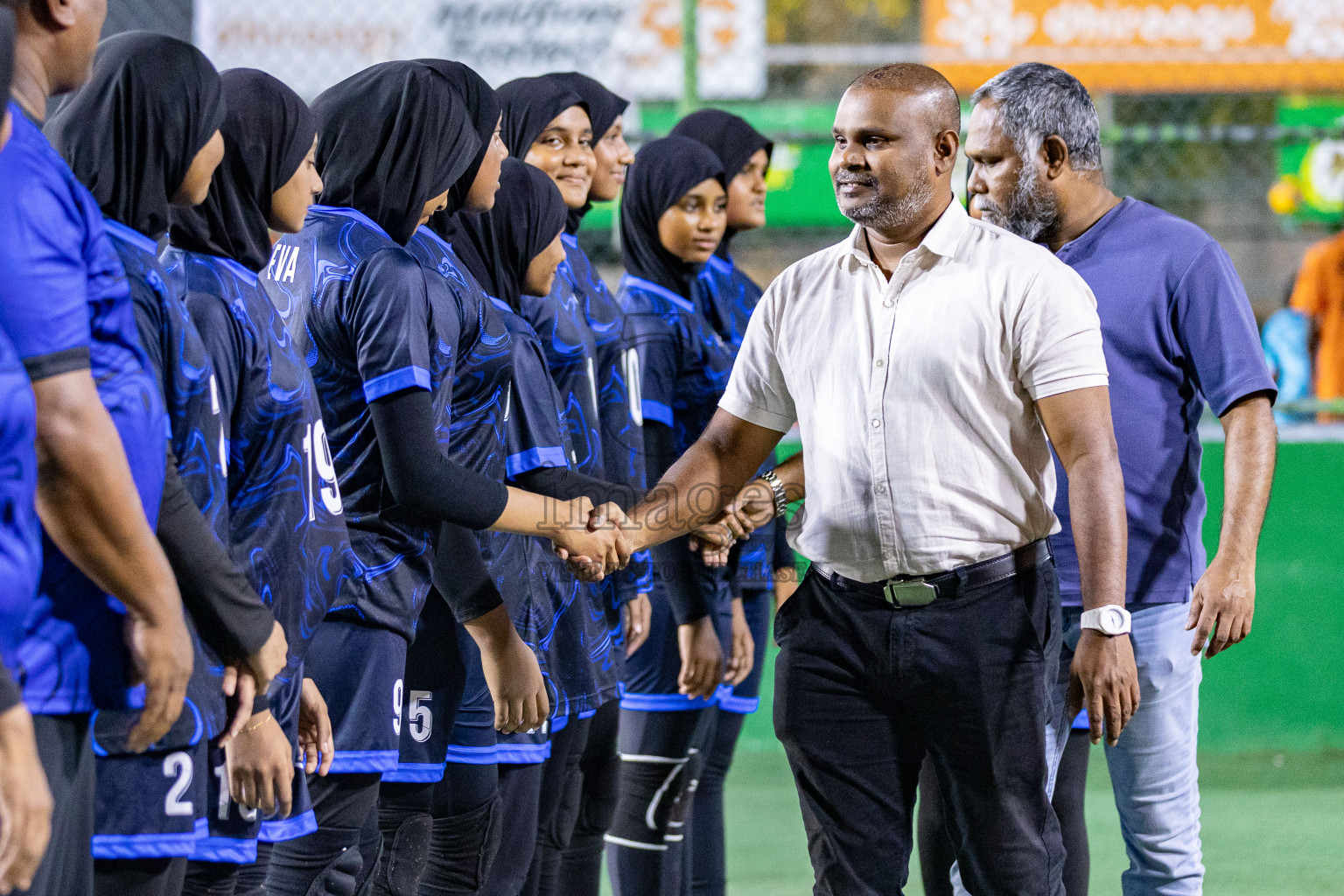 Island Ocean Club vs Club Rising Star Academy in Milo National Junior Volleyball Championship 2025 Day 3 was held on Monday, 24th November 2025 at Ekuveni Turf Court Male', Maldives. Photos: Areef Adam / images.mv