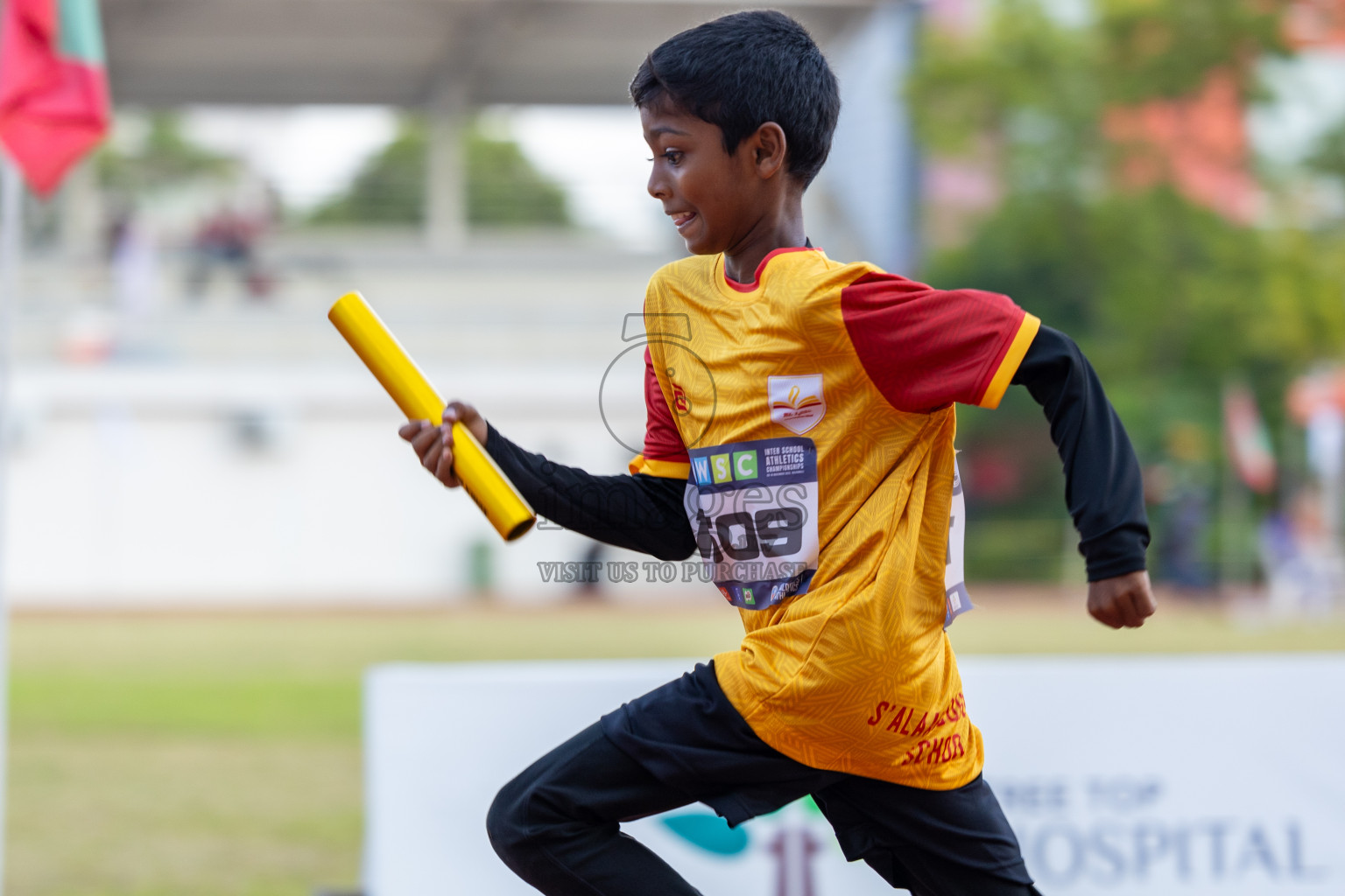 Day 5 of MWSC Interschool Athletics Championships 2024 held in Hulhumale Running Track, Hulhumale, Maldives on Wednesday, 13th November 2024. Photos by: Ismail Thoriq / Images.mv