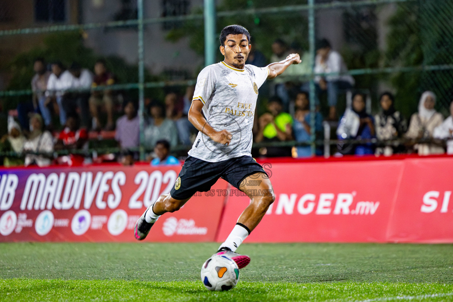 Prison Club vs Club AVSEC in Club Maldives Cup 2024 held in Rehendi Futsal Ground, Hulhumale', Maldives on Wednesday, 2nd October 2024. Photos: Nausham Waheed / images.mv