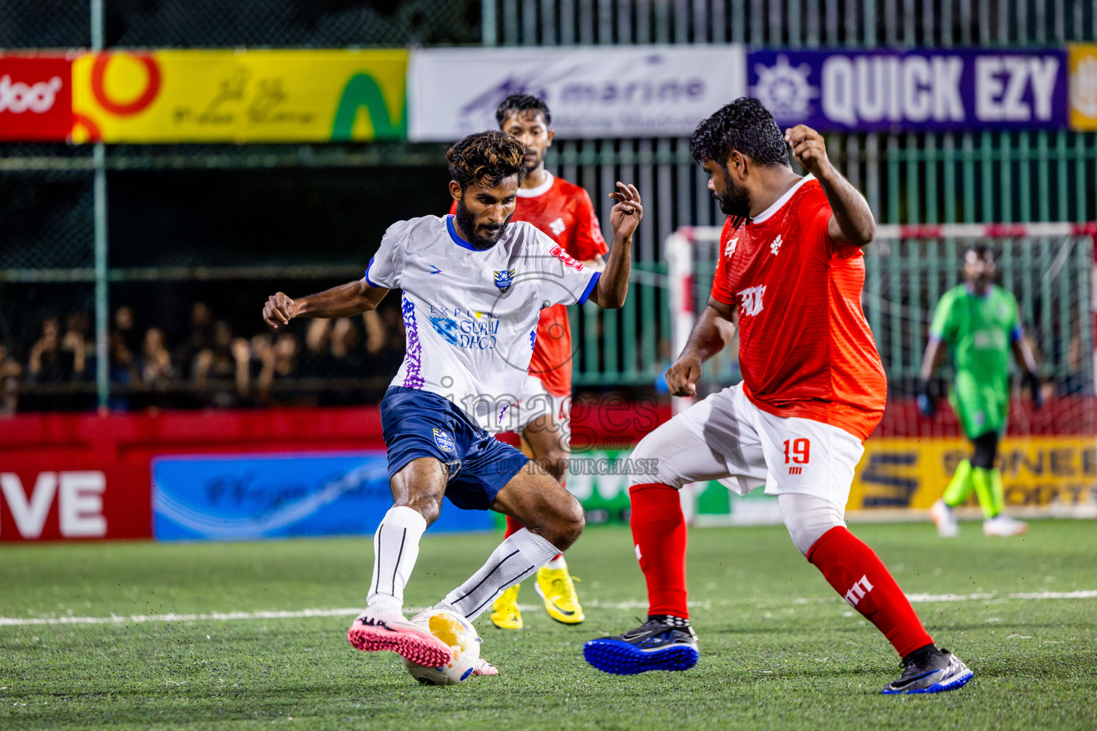 K Guraidhoo vs K Kaashidhoo in Day 10 of Golden Futsal Challenge 2025 was held on Tuesday, 14th January 2025, in Hulhumale', Maldives Photos: Nausham Waheed / images.mv
