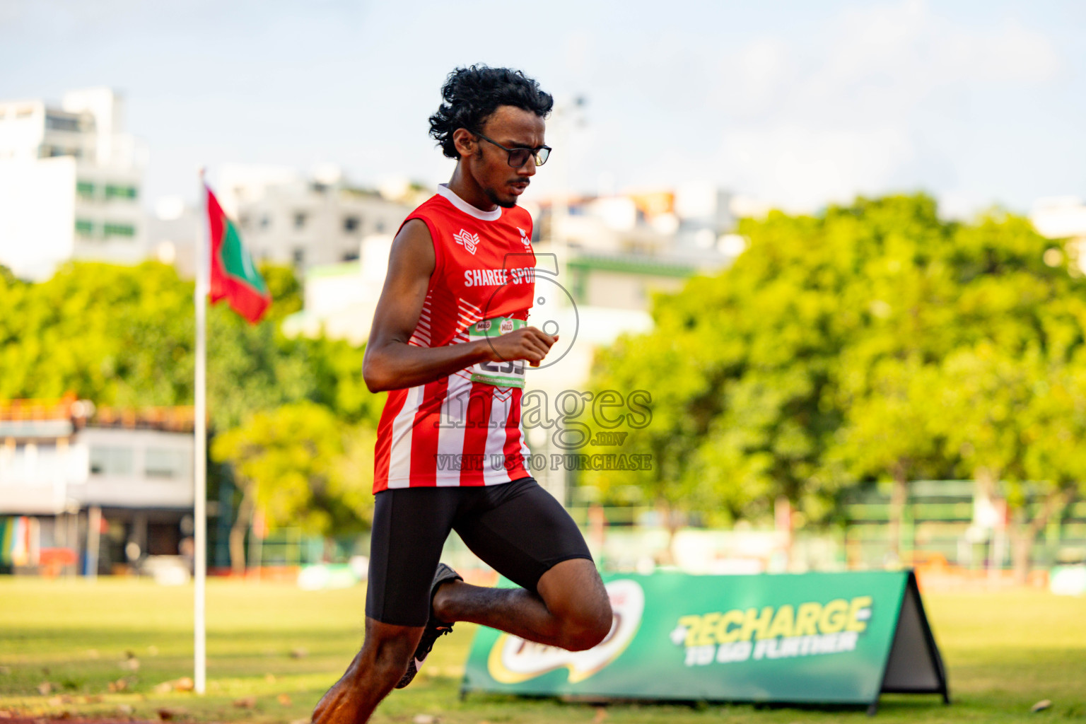 Day 2 of 12th Milo Association Championships was held in Ekuveni Track at Male', Maldives on Friday, 25th April 2025. Photos: Hassan Simah / images.mv