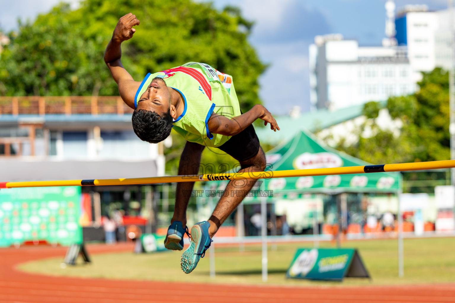 Day 2 of 12th Milo Association Championships was held in Ekuveni Track at Male', Maldives on Friday, 25th April 2025. Photos: Hassan Simah / images.mv