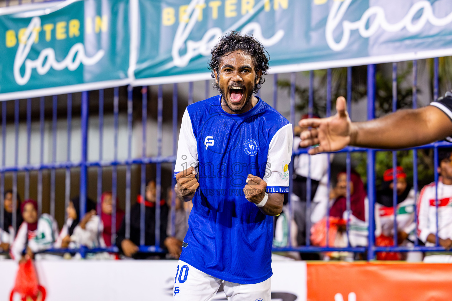 Goidhoo vs Hithaadhoo in Semi Finals of Better in Baa Futsal Fiesta 2025 Men's division held in B. Eydhafushi, Maldives on Saturday, 15th November 2025. Photos: Nausham Waheed / images.mv