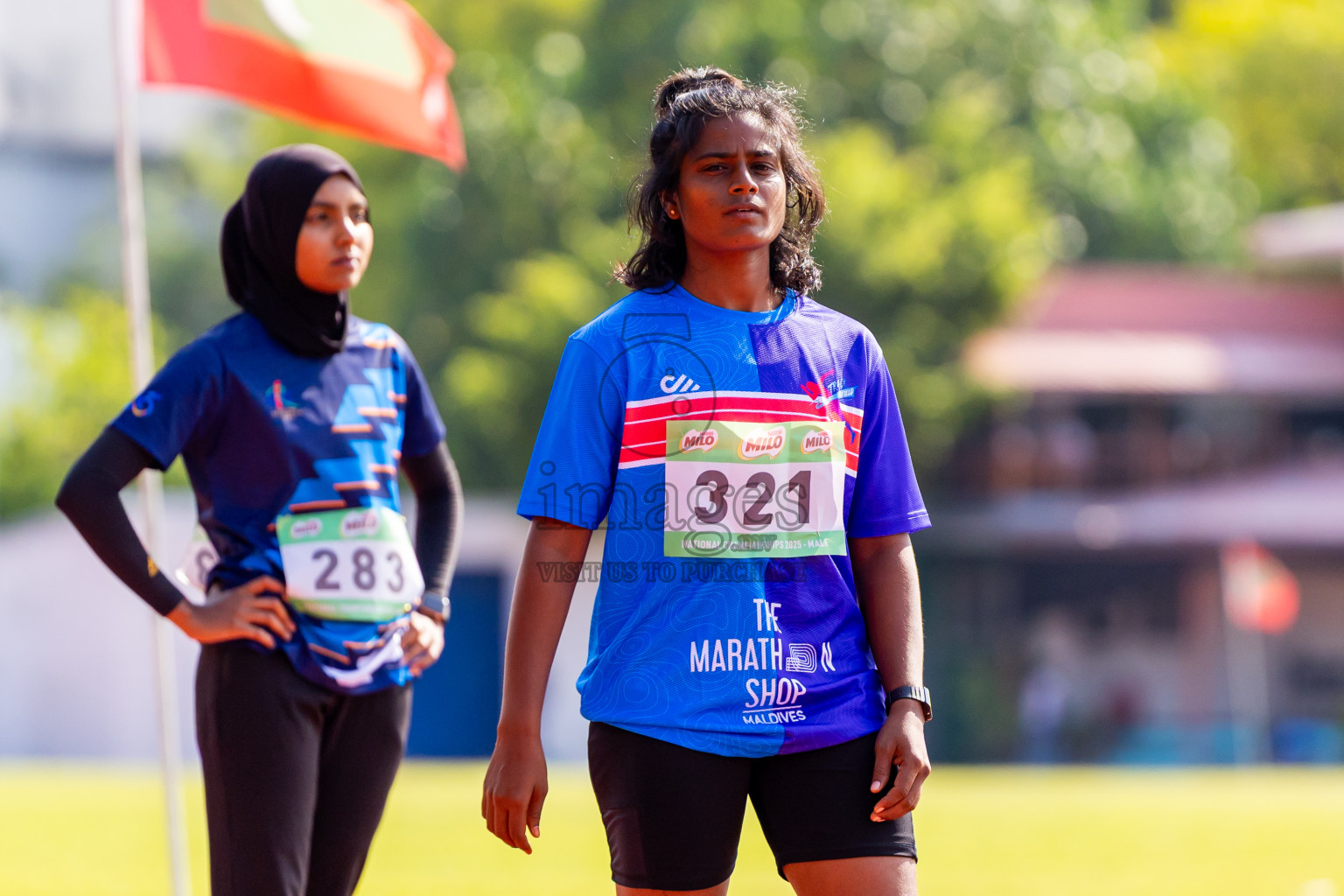 Day 1 of National Athletics Championship 2025 was held at Ekuveni Running Ground in Male', Maldives on Thursday, 14th August 2025. Photos: Nausham Waheed / images.mv