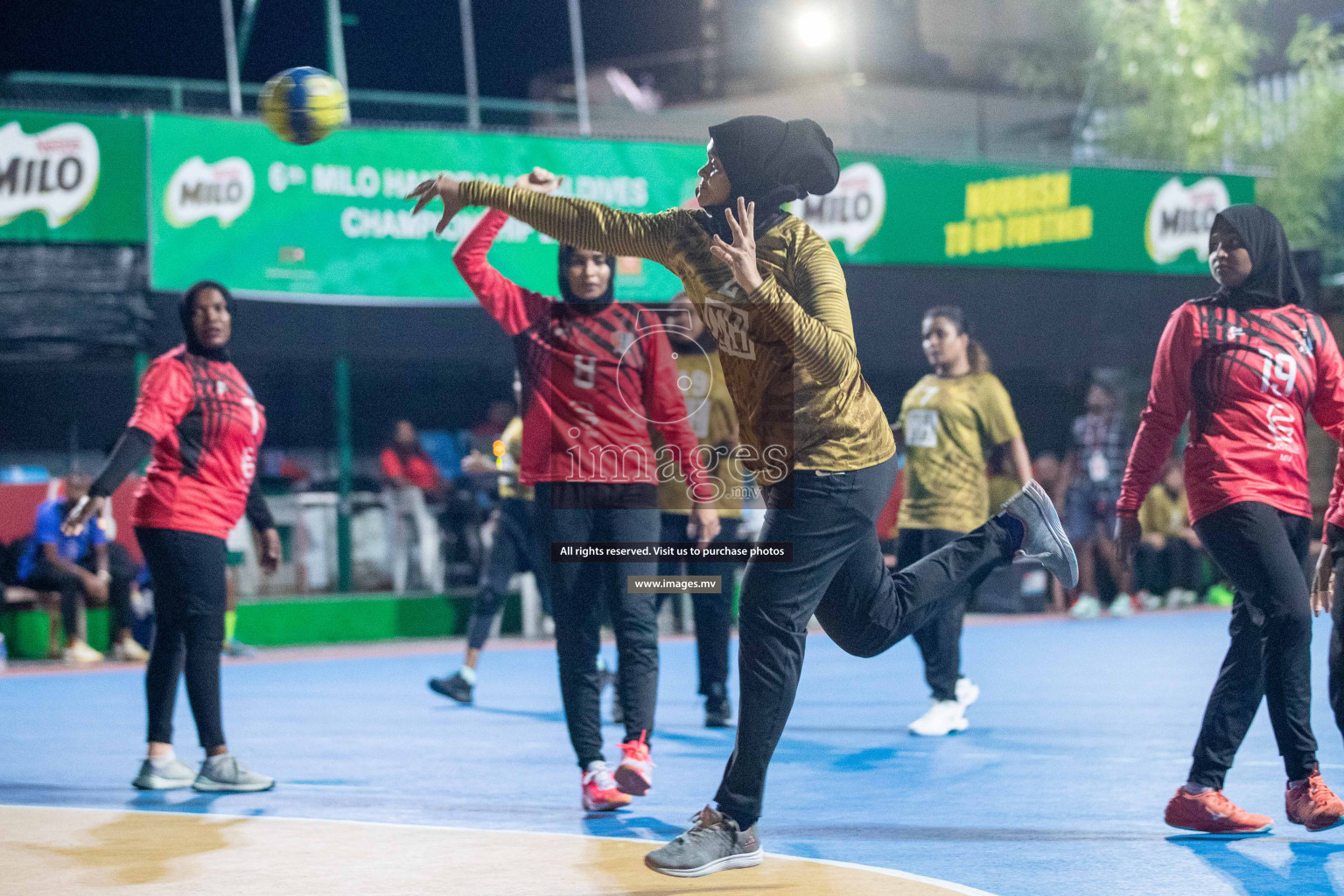 Day 6 of 6th MILO Handball Maldives Championship 2023, held in Handball ground, Male', Maldives on Thursday, 25th May 2023 Photos: Shuu Abdul Sattar/ Images.mv