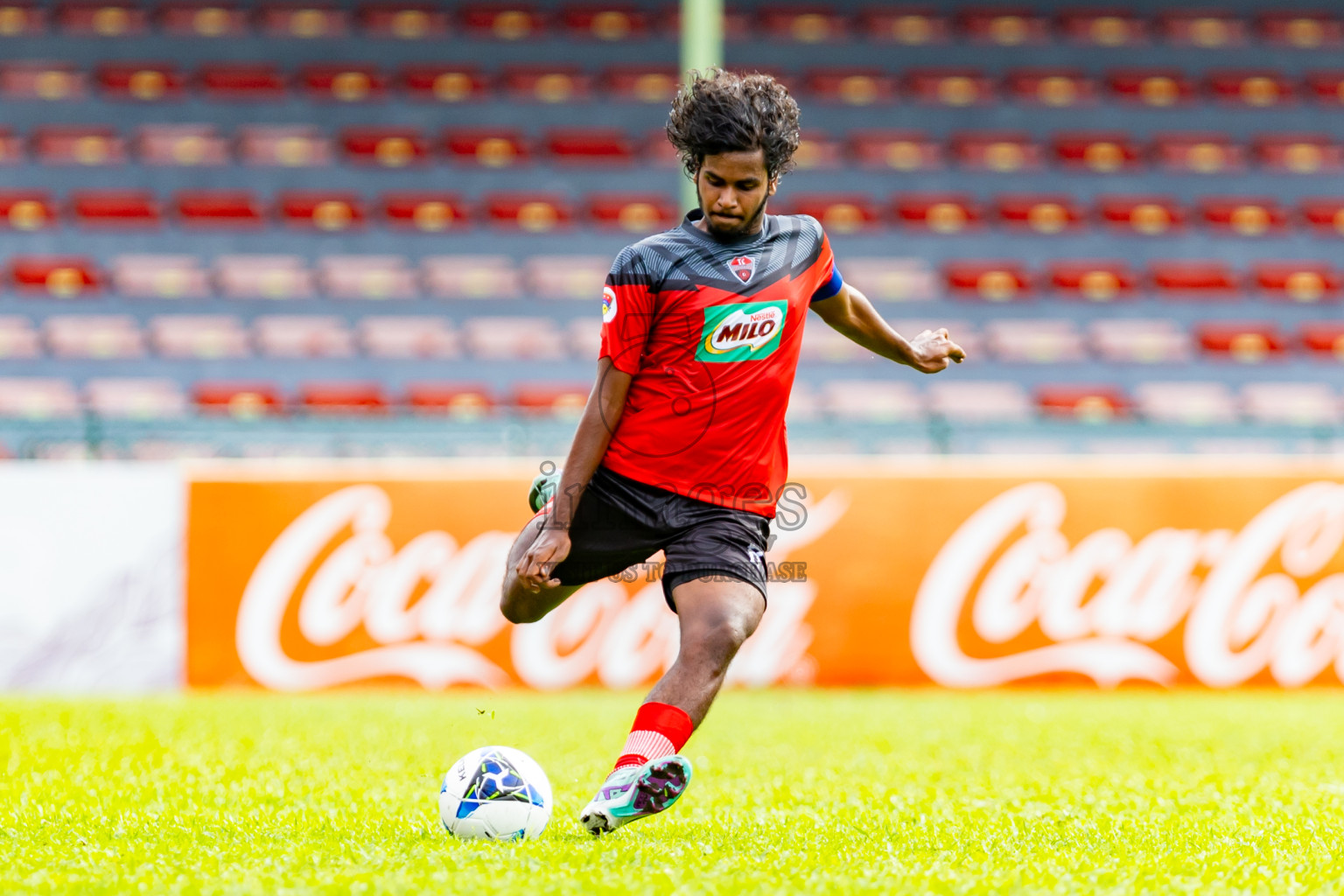 TC Sports Club vs Ode Sports Club in day 1 of Under 19 Youth Championship 2024 was held at National Stadium in Male', Maldives on Sunday, 9th June 2024. Photos: Nausham Waheed / images.mv