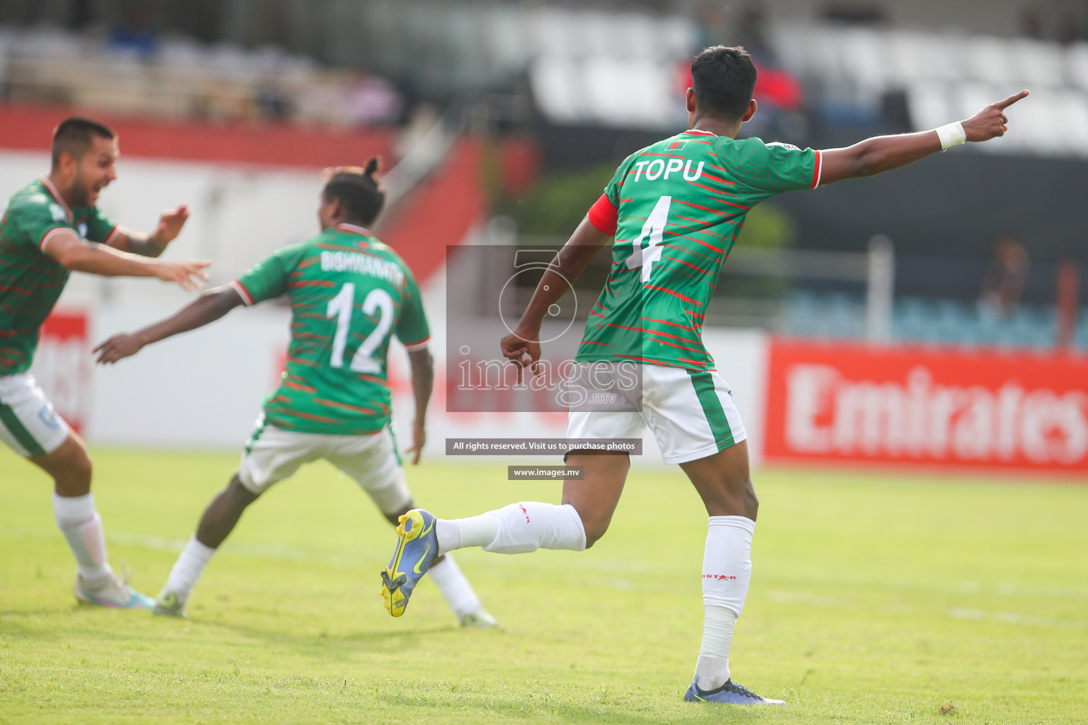 Bangladesh vs Maldives in SAFF Championship 2023 held in Sree Kanteerava Stadium, Bengaluru, India, on Saturday, 25th June 2023. Photos: Nausham Waheed, Hassan Simah / images.mv