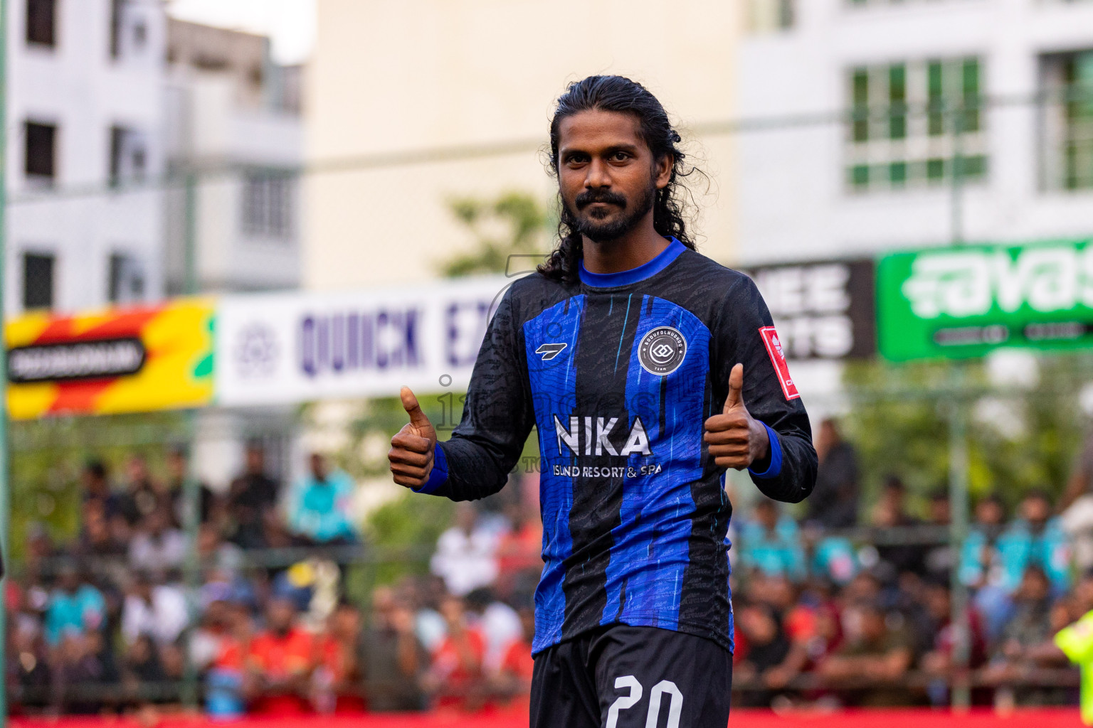AA. Maalhos VS AA. Bodufolhudhoo in Day 7 of Golden Futsal Challenge 2025 was held on Saturday, 11th January 2025, in Hulhumale', Maldives 
Photos: Hassan Simah / images.mv