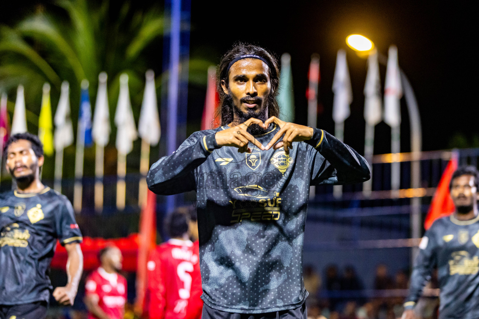 CC Sports Club vs Afro SC in the final of Eydhafushi Futsal Cup 2024 was held on Wednesday , 17th April 2024, in B Eydhafushi, Maldives Photos: Nausham Waheed / images.mv