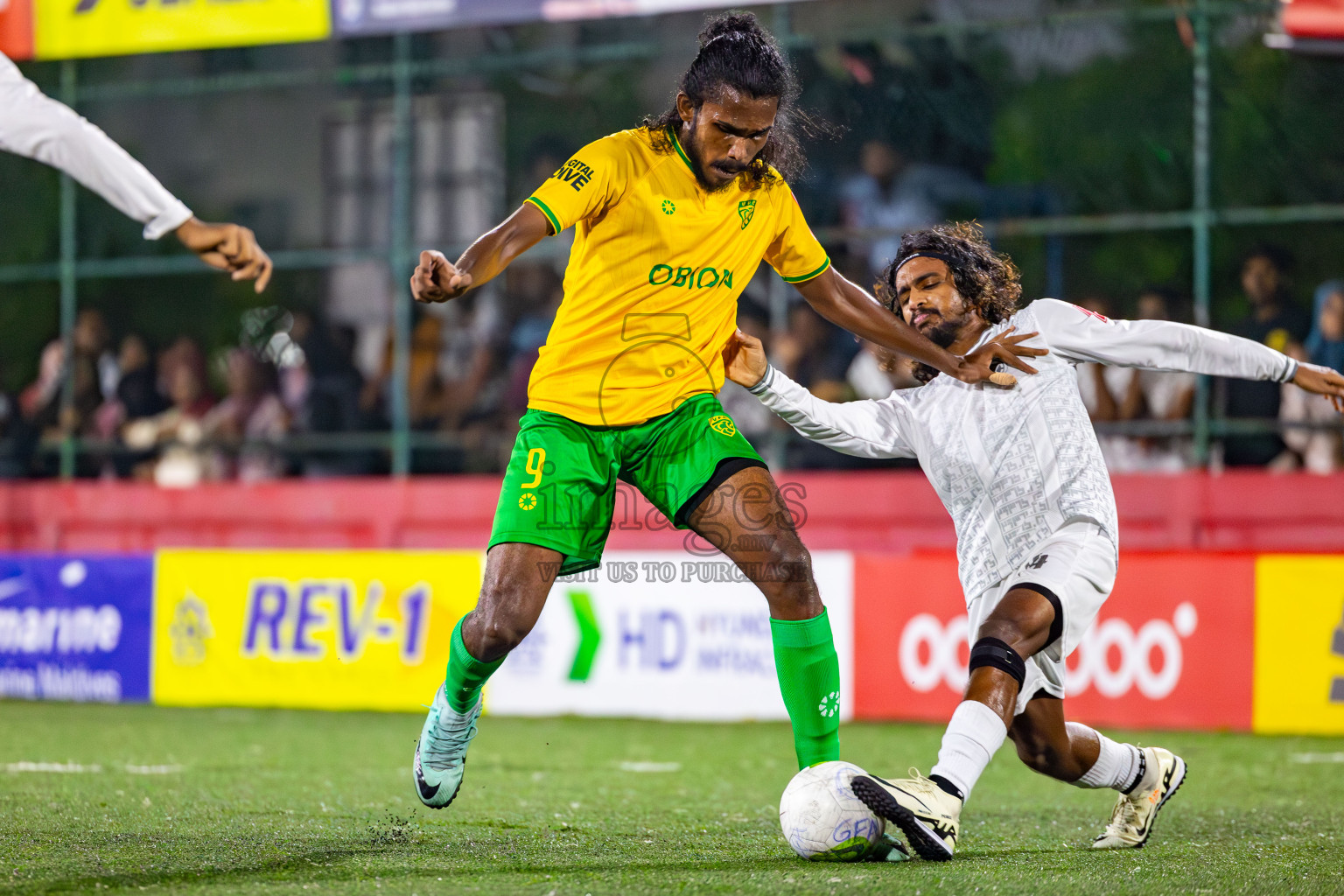 GA Gemanafushi vs GDh Vaadhoo on Day 35 of Golden Futsal Challenge 2024 was held on Tuesday, 20th February 2024, in Hulhumale', Maldives
Photos: Mohamed Mahfooz Moosa, / images.mv