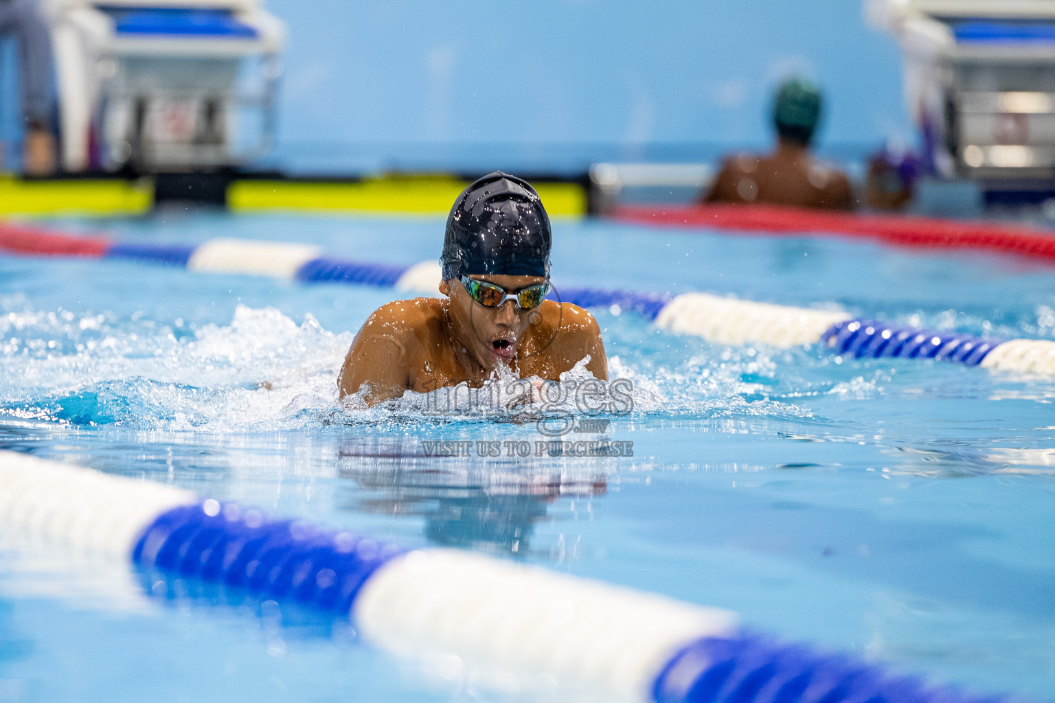 Day 5 of BML 21st Interschool Swimming Competition 2025 was held in Hulhumale' Swimming Pool, Hulhumale', Maldives on Wednesday, 15th October 2025. 
Photos: Hassan Simah / images.mv