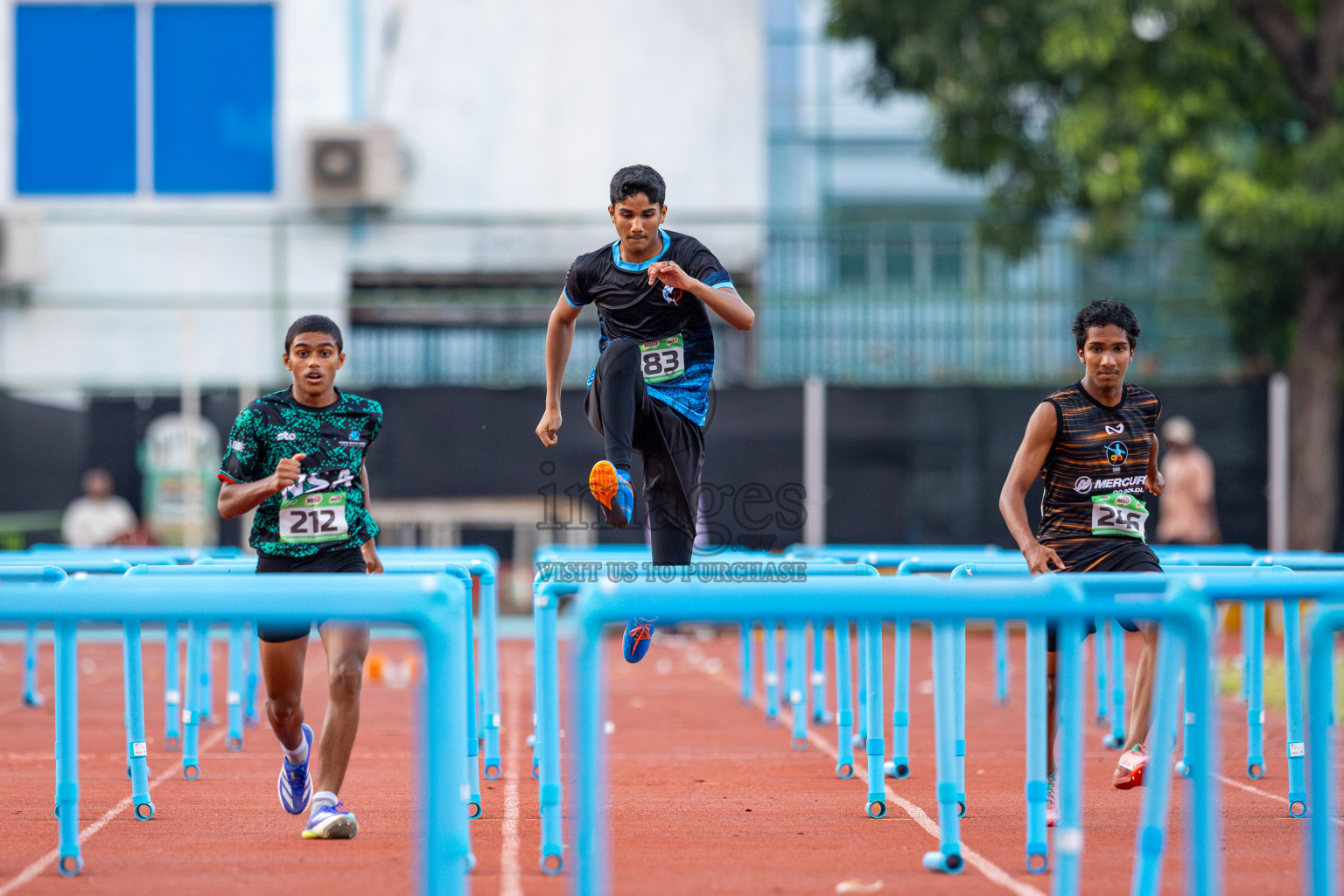 Day 2 of 12th Milo Association Championships was held in Ekuveni Track at Male', Maldives on Friday, 25th April 2025. Photos: Ismail Thoriq / images.mv