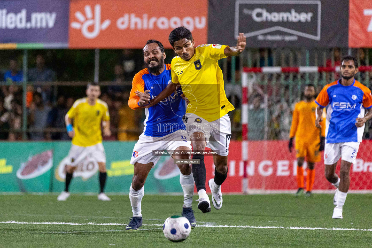 RRC vs Team FSM in Semi Final of Club Maldives Cup 2023 held in Hulhumale, Maldives, on Wednesday, 16th August 2023
Photos: Ismail Thoriq / images.mv