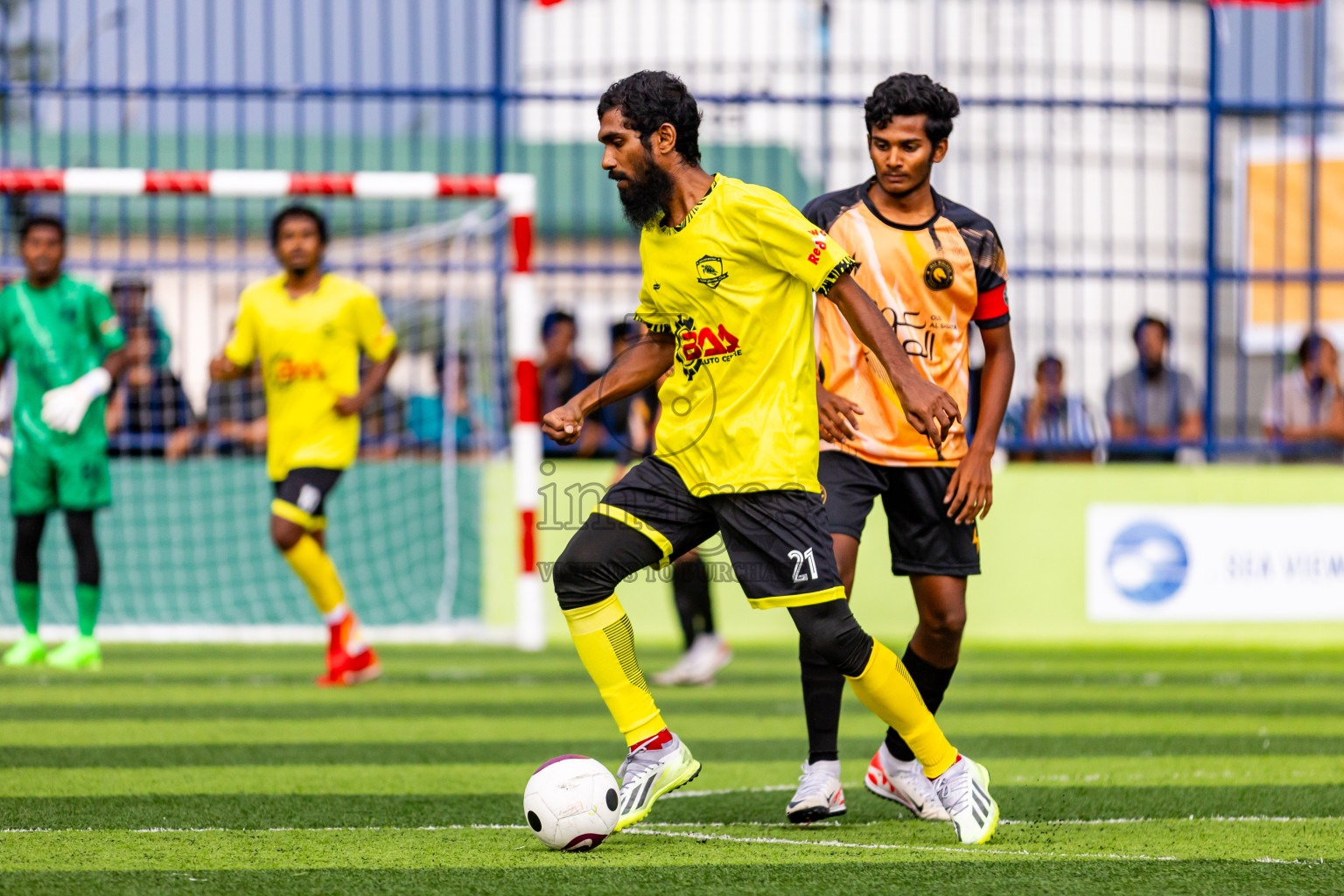 Vela Sports Club  vs All Wolves in Day 6 of Eydhafushi Futsal Cup 2024 was held on Saturday, 13th April 2024, in B Eydhafushi, Maldives Photos: Nausham Waheed / images.mv