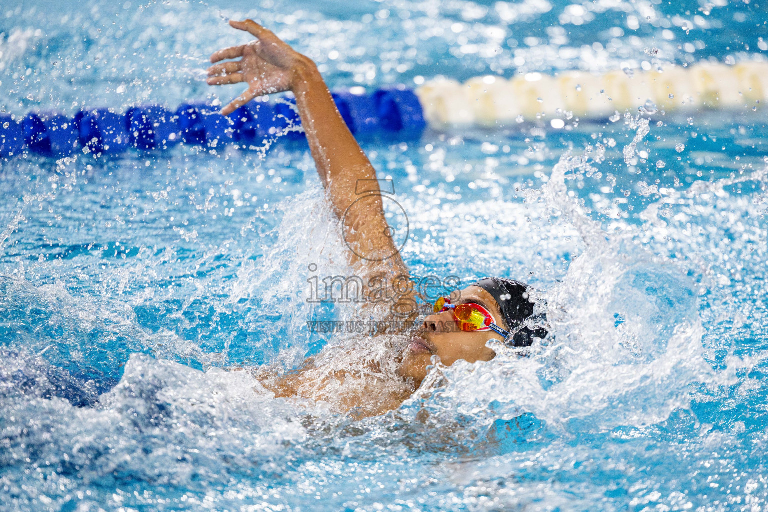 Day 4 of National Swimming Competition 2024 held in Hulhumale', Maldives on Monday, 16th December 2024. 
Photos: Hassan Simah / images.mv