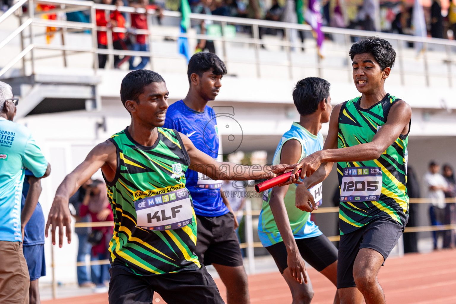 Day 5 of MWSC Interschool Athletics Championships 2024 held in Hulhumale Running Track, Hulhumale, Maldives on Wednesday, 13th November 2024. Photos by: Ismail Thoriq / Images.mv