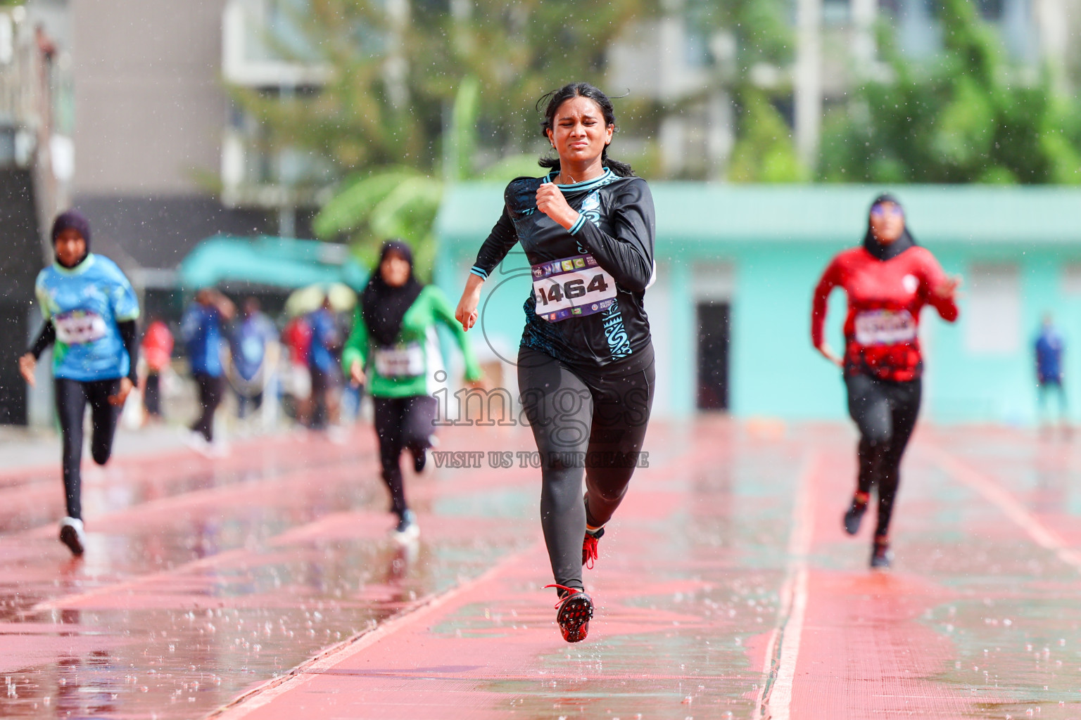 Day 1 of MWSC Interschool Athletics Championships 2024 held in Hulhumale Running Track, Hulhumale, Maldives on Saturday, 9th November 2024. 
Photos by: Ismail Thoriq, Hassan Simah / Images.mv