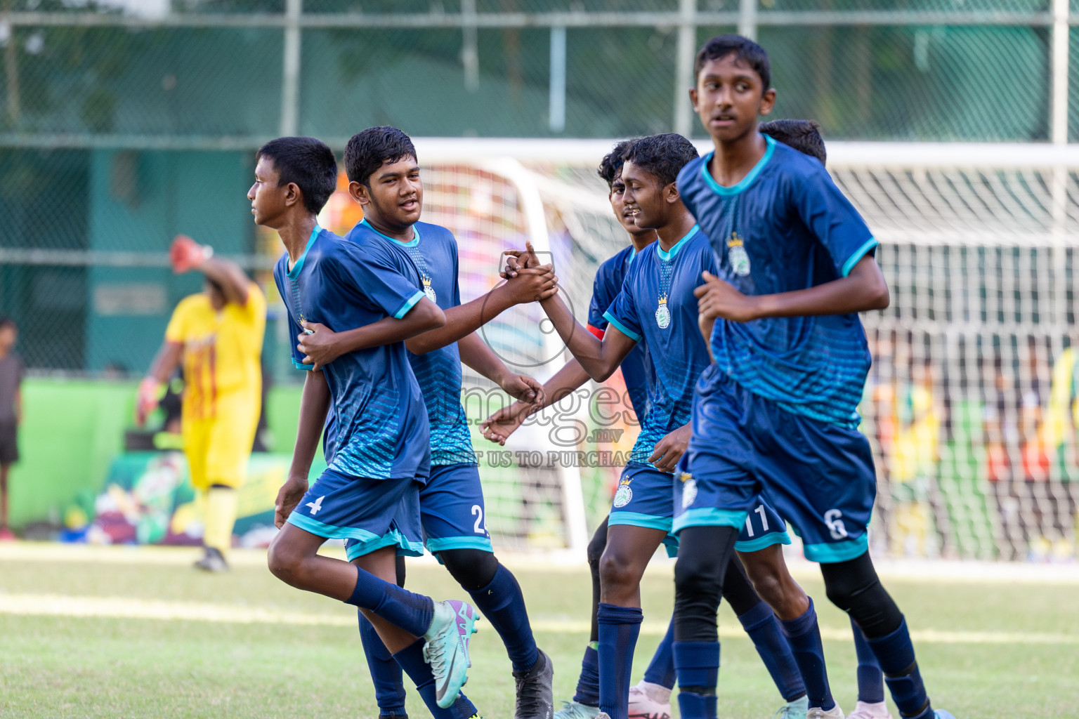 Day 2 of MILO Academy Championship 2024 held in Henveyru Stadium, Male', Maldives on Thursday, 1st November 2024. 
Photos:Hassan Simah / Images.mv