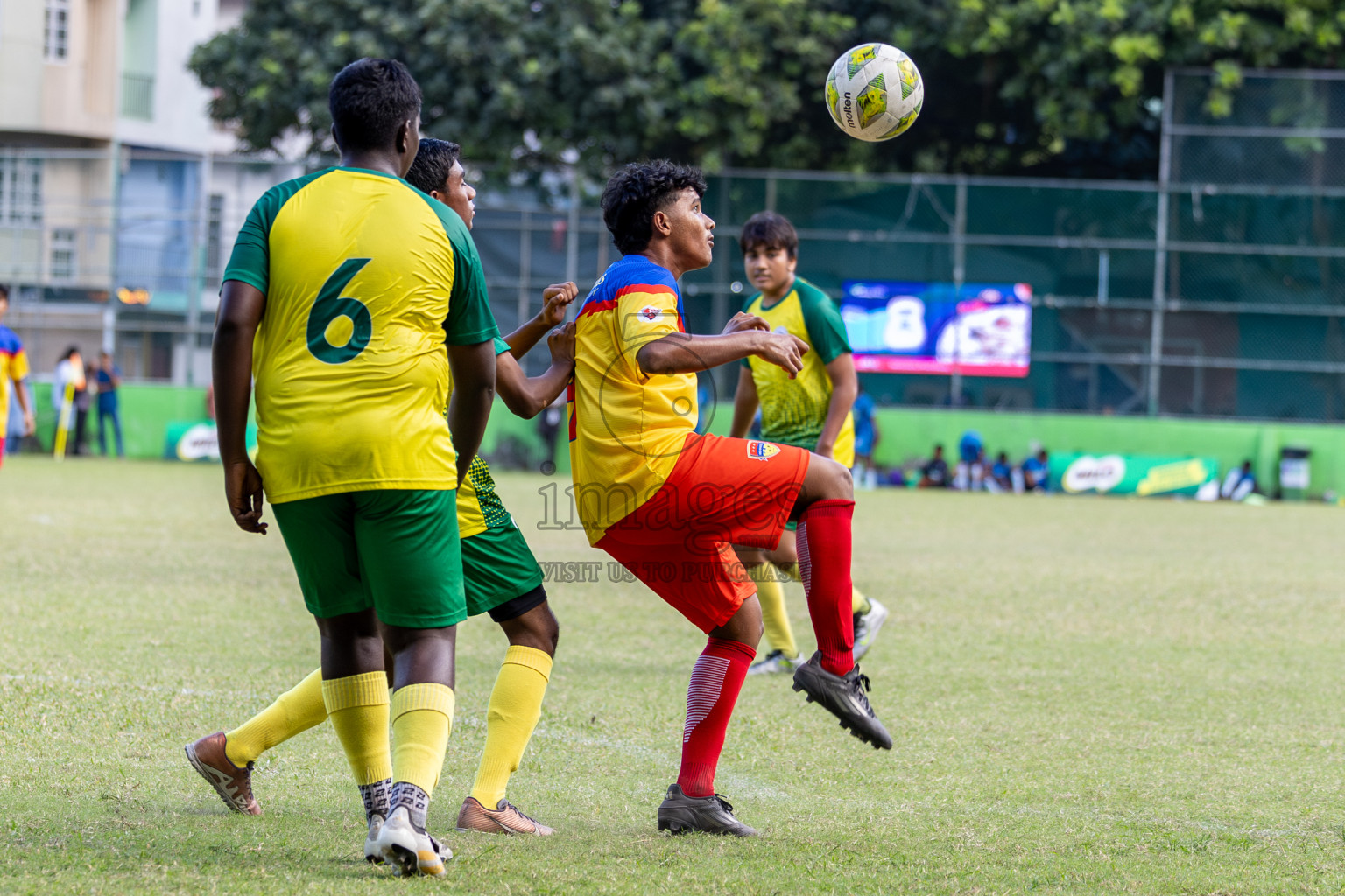 Day 2 of MILO Academy Championship 2024 held in Henveyru Stadium, Male', Maldives on Thursday, 1st November 2024. 
Photos:Hassan Simah / Images.mv