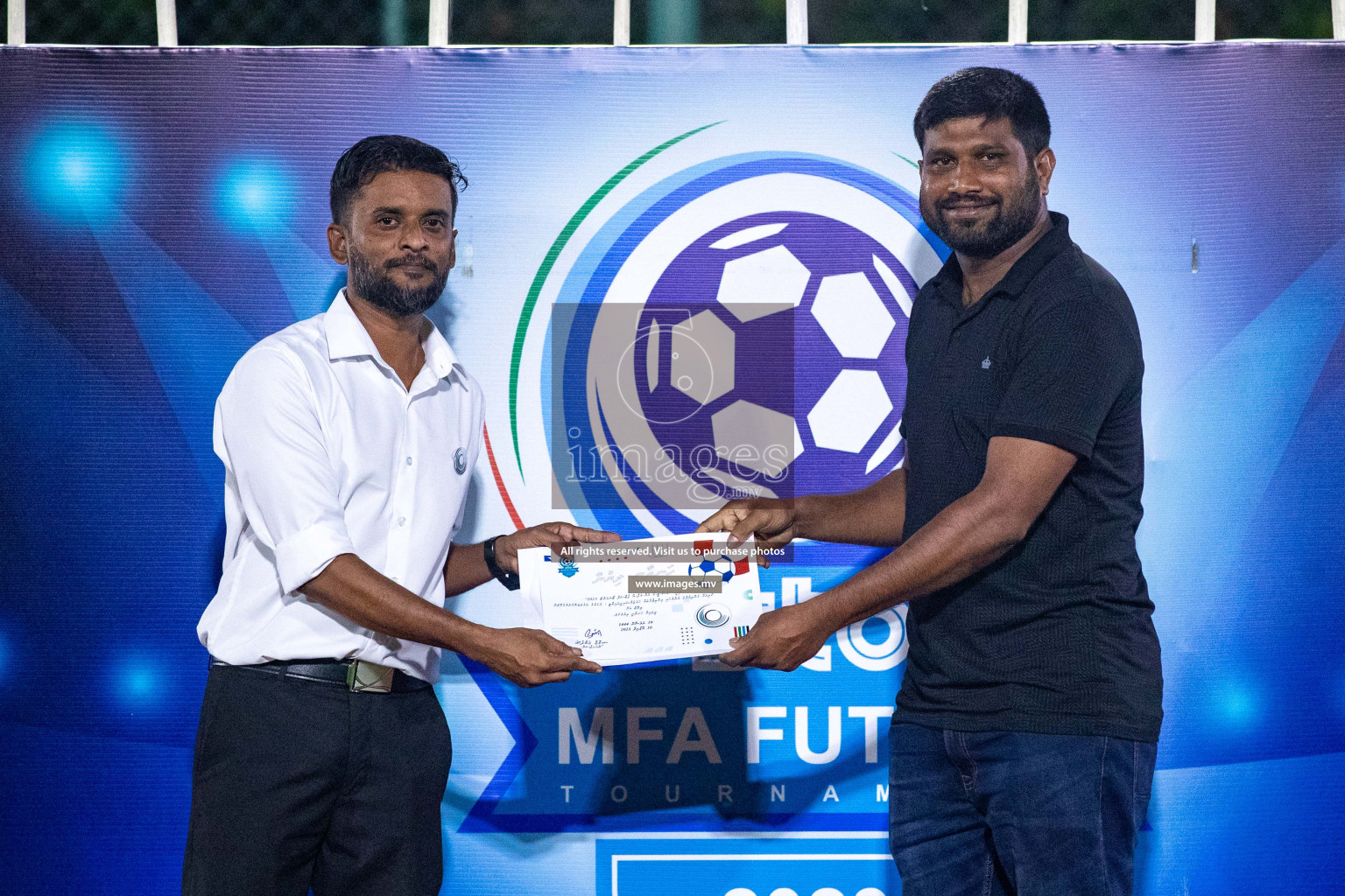 Final of MFA Futsal Tournament 2023 on 10th April 2023 held in Hulhumale'. Photos: Nausham waheed /images.mv