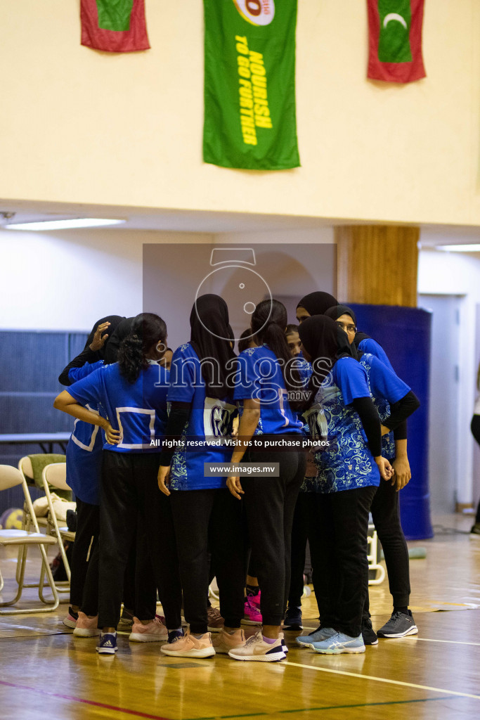 Green Streets vs Mahibadhoo Sports Club in the Semi Finals of Milo National Netball Tournament 2021 held on 3 December 2021 in Male', Maldives, Photos by Maanish