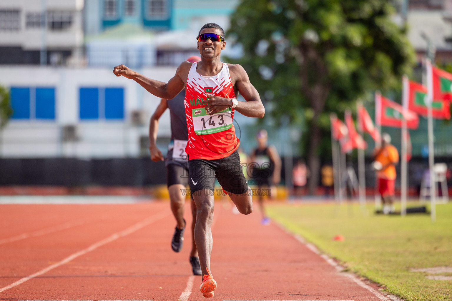 Day 2 of 33rd National Athletics Championship was held in Ekuveni Track at Male', Maldives on Friday, 6th September 2024. Photos: Shuu Abdul Sattar / images.mv