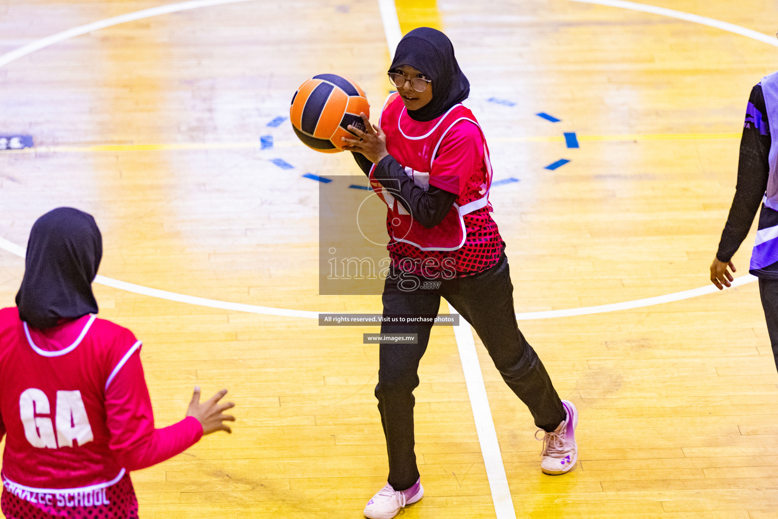 Day2 of 24th Interschool Netball Tournament 2023 was held in Social Center, Male', Maldives on 28th October 2023. Photos: Nausham Waheed / images.mv