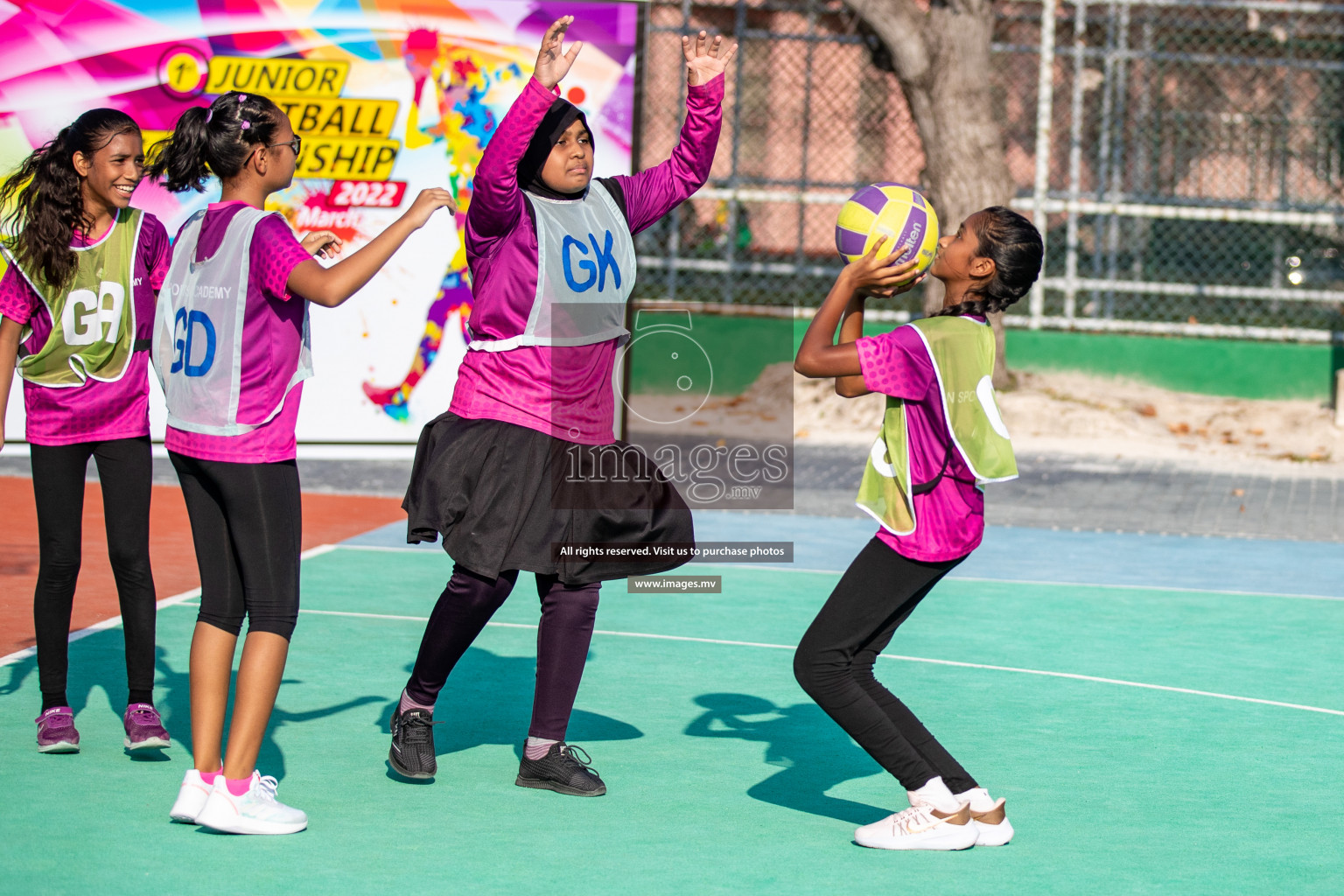 Day 8 of Junior Netball Championship 2022 on 11th March 2022 held in Male', Maldives. Photos by Nausham Waheed & Hassan Simah