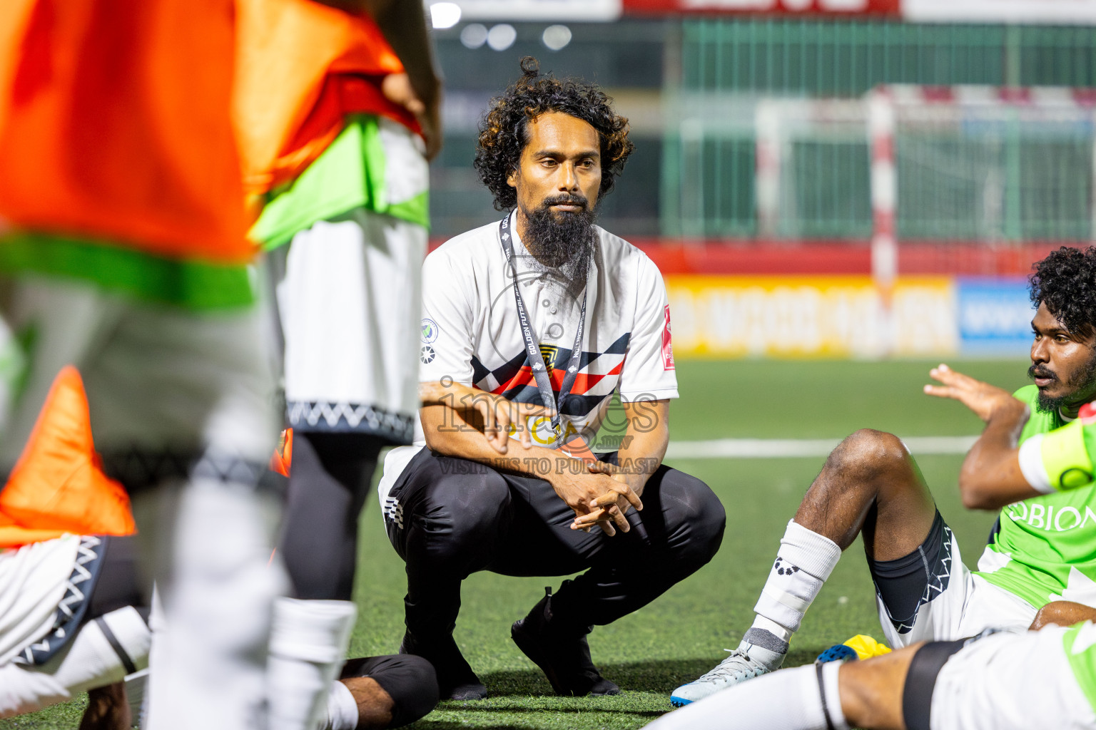 HDh Naivaadhoo vs HDh Nellaidhoo in Day 13 of Golden Futsal Challenge 2025 was held on Friday, 17th January 2025, in Hulhumale', Maldives. Photos: Nausham Waheed / images.mv