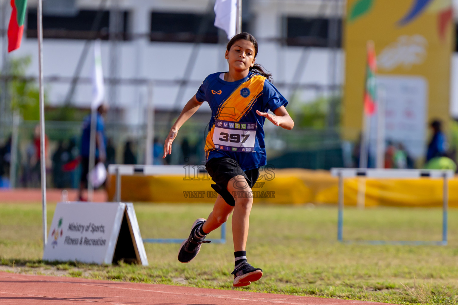 Day 4 of MWSC Interschool Athletics Championships 2024 held in Hulhumale Running Track, Hulhumale, Maldives on Tuesday, 12th November 2024. Photos by: Nausham Waheed / Images.mv