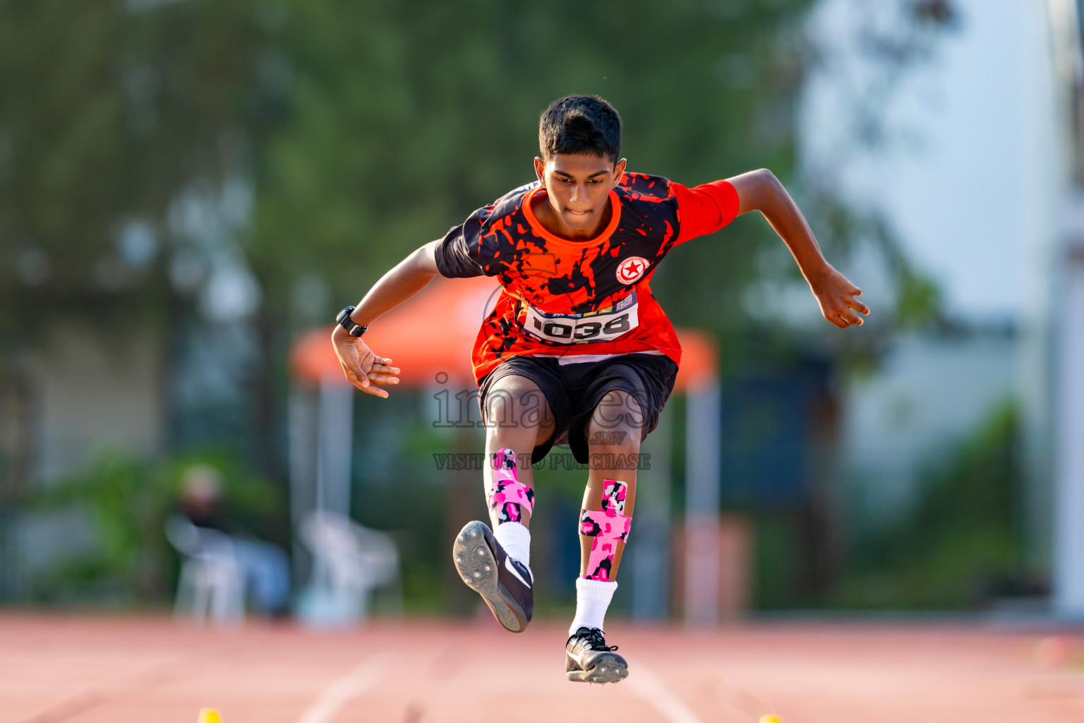 Day 5 of MWSC Interschool Athletics Championships 2024 held in Hulhumale Running Track, Hulhumale, Maldives on Wednesday, 13th November 2024. Photos by: Nausham Waheed / Images.mv