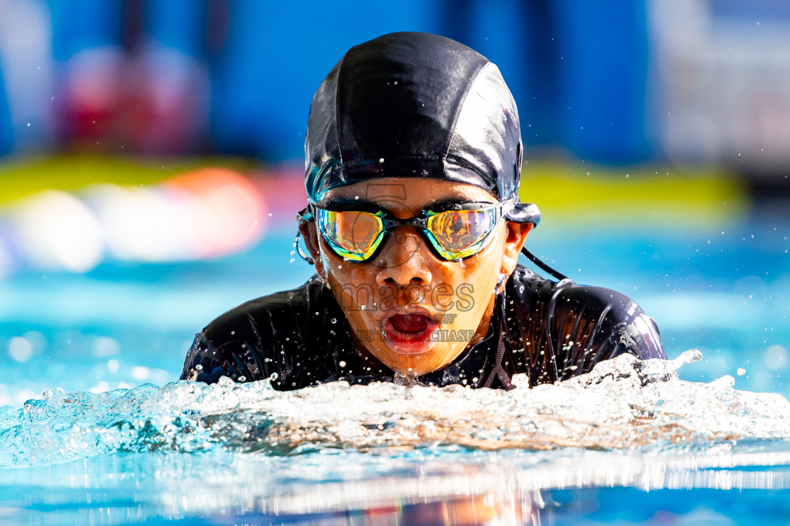 Day 5 of 20th Inter-school Swimming Competition 2024 held in Hulhumale', Maldives on Wednesday, 16th October 2024. Photos: Nausham Waheed / images.mv