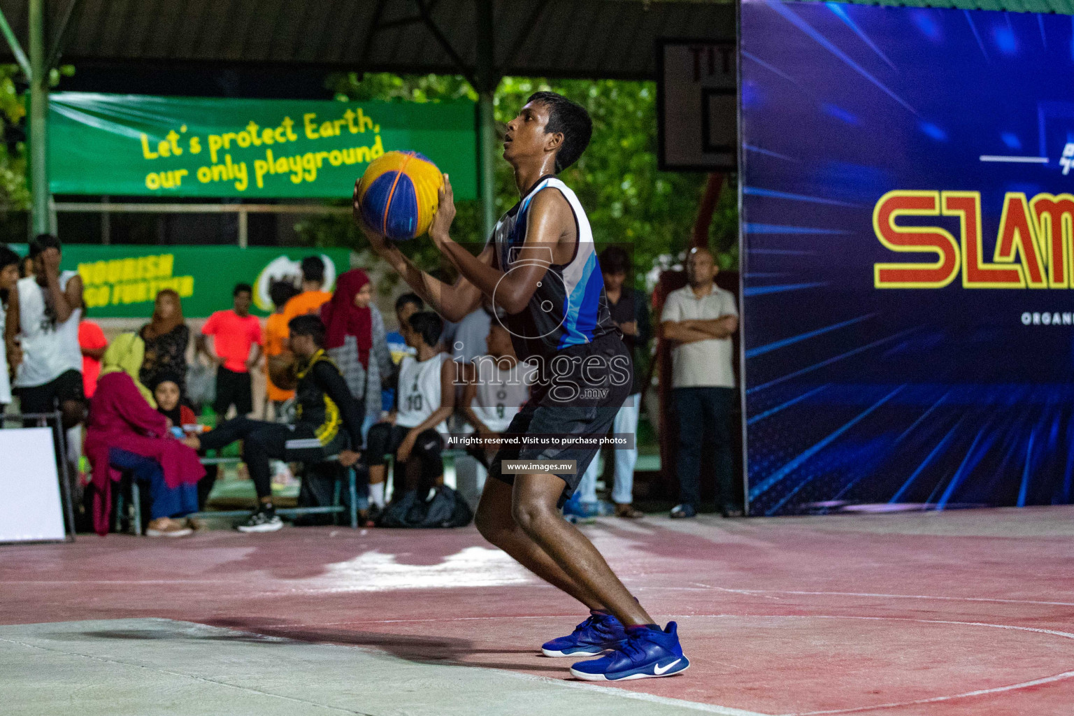 Day3 of Slamdunk by Sosal on 14th April 2023 held in Male'. Photos: Nausham waheed /images.mv