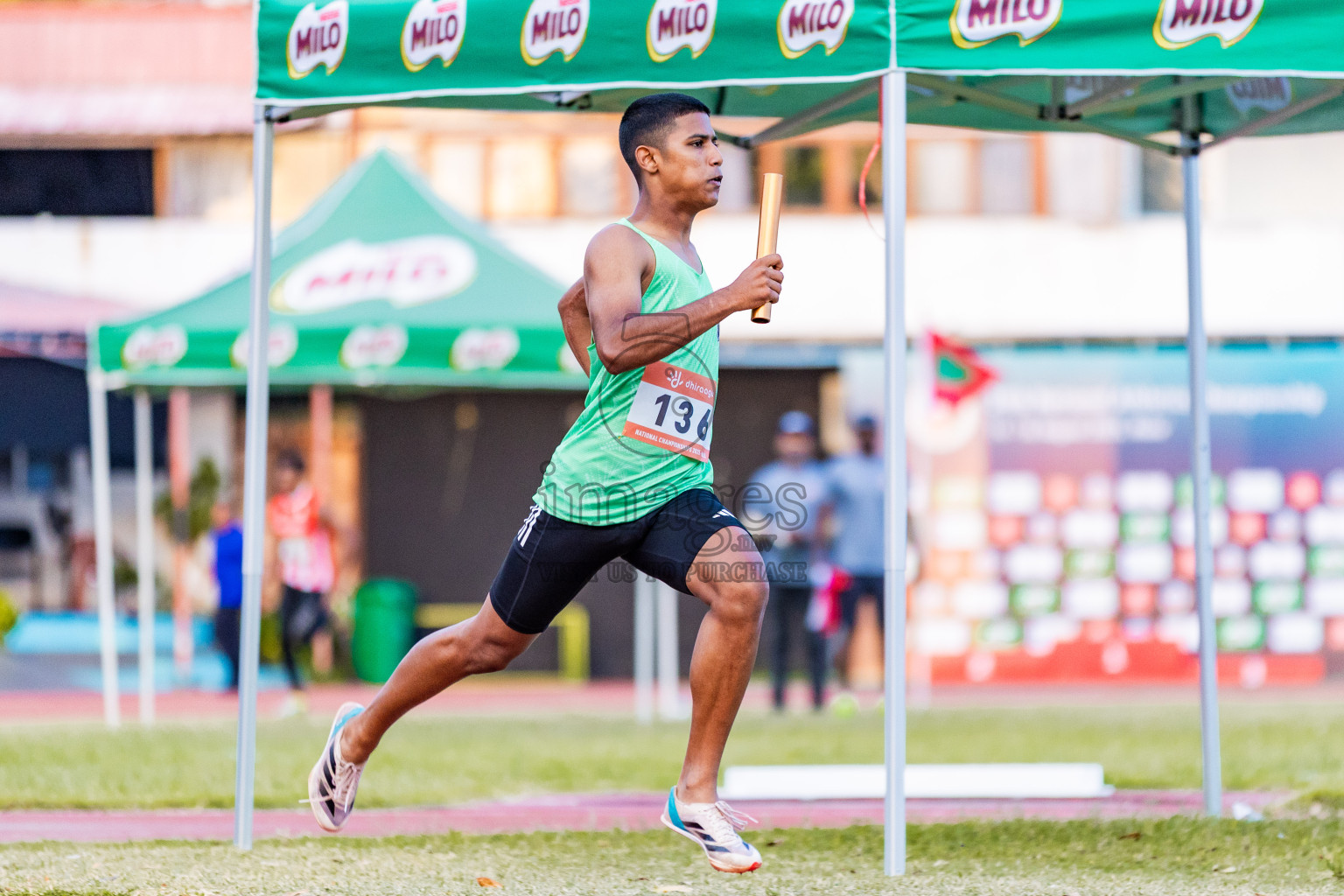 Day 1 of National Athletics Championship 2025 was held at Ekuveni Running Ground in Male', Maldives on Thursday, 14th August 2025. Photos: Areef Adam / images.mv