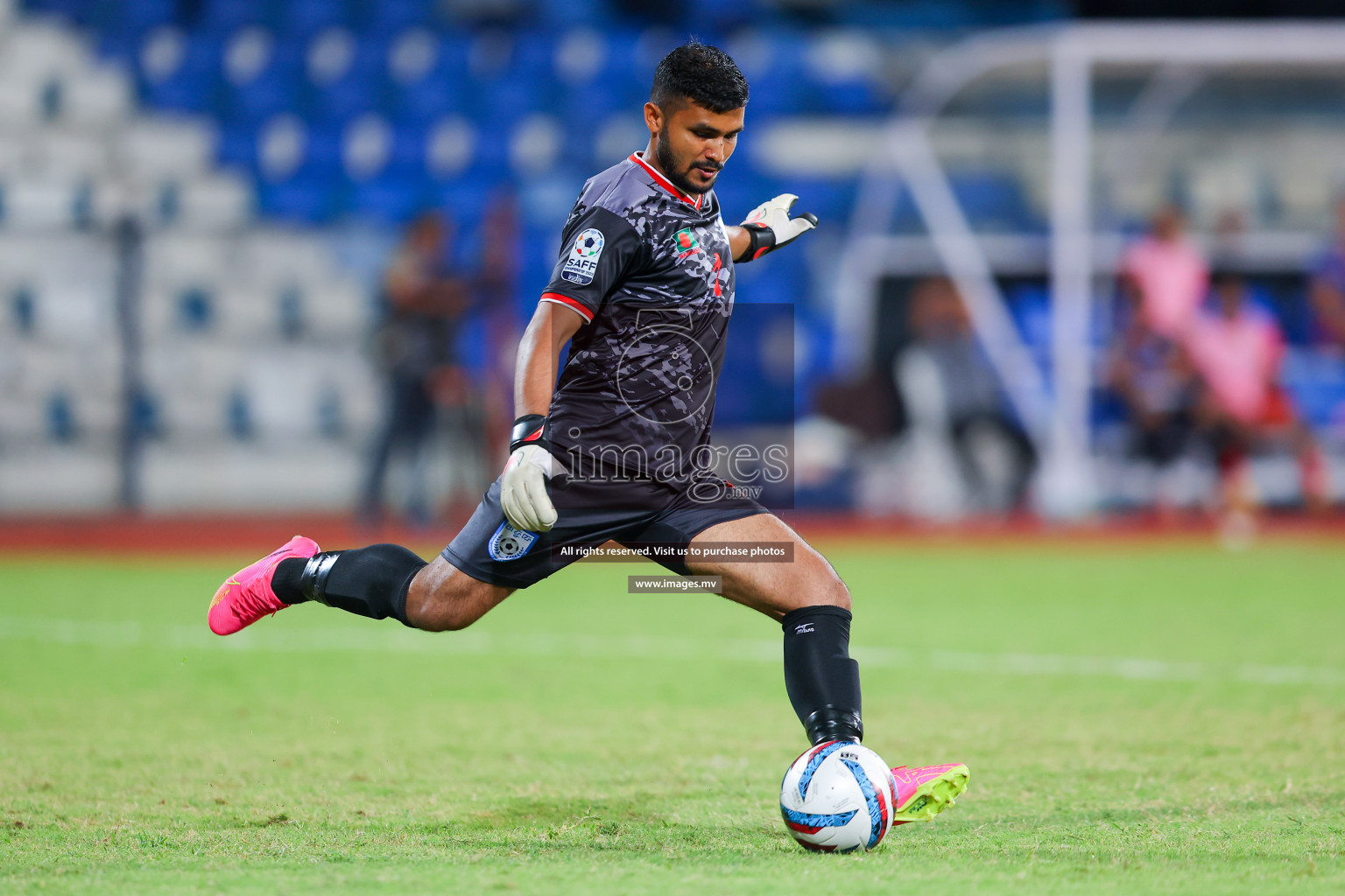 Bhutan vs Bangladesh in SAFF Championship 2023 held in Sree Kanteerava Stadium, Bengaluru, India, on Wednesday, 28th June 2023. Photos: Nausham Waheed, Hassan Simah / images.mv