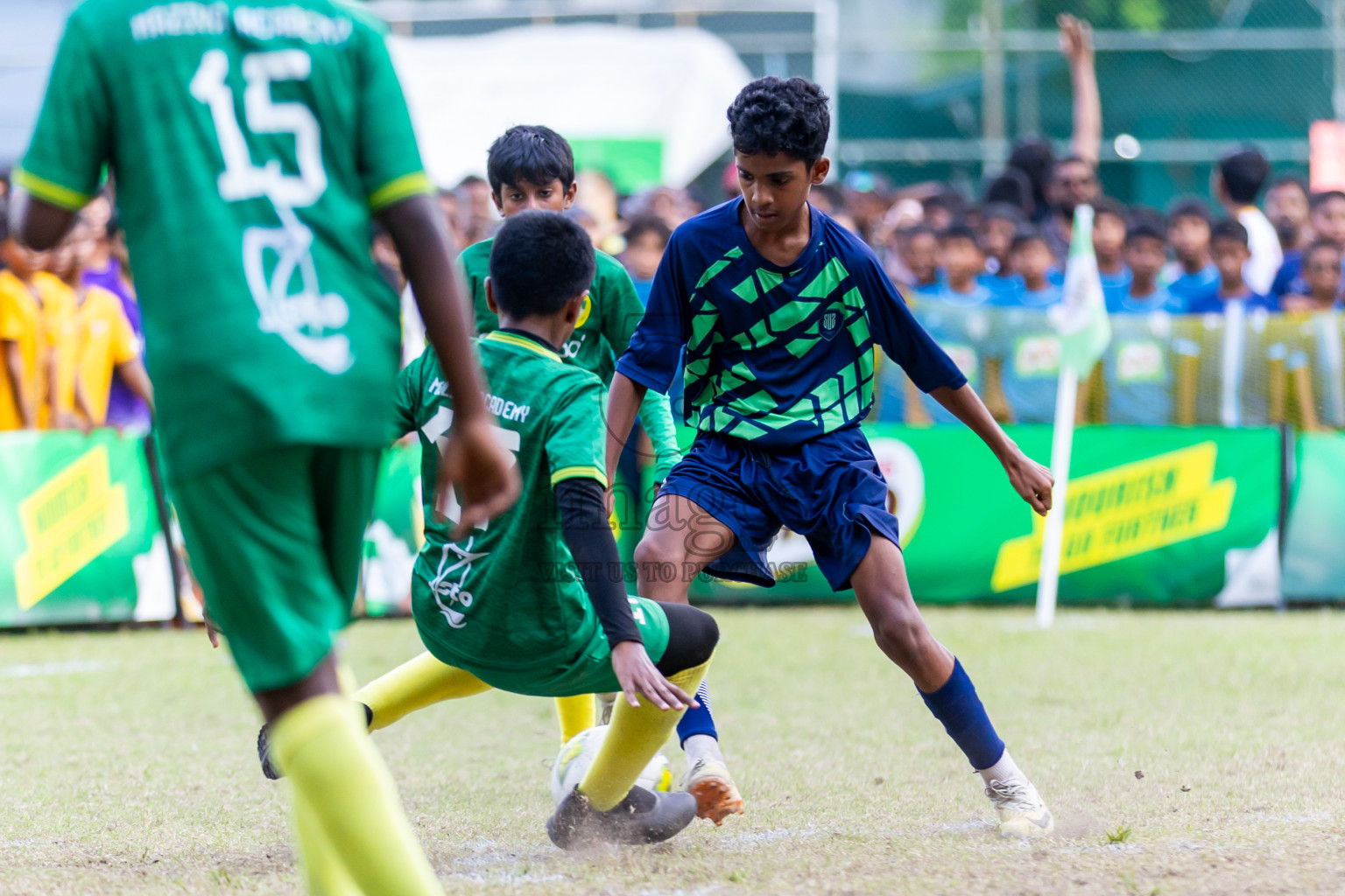 Day 4 of MILO Academy Championship 2024 - U12 was held at Henveiru Grounds in Male', Maldives on Sunday, 7th July 2024. Photos: Nausham Waheed / images.mv