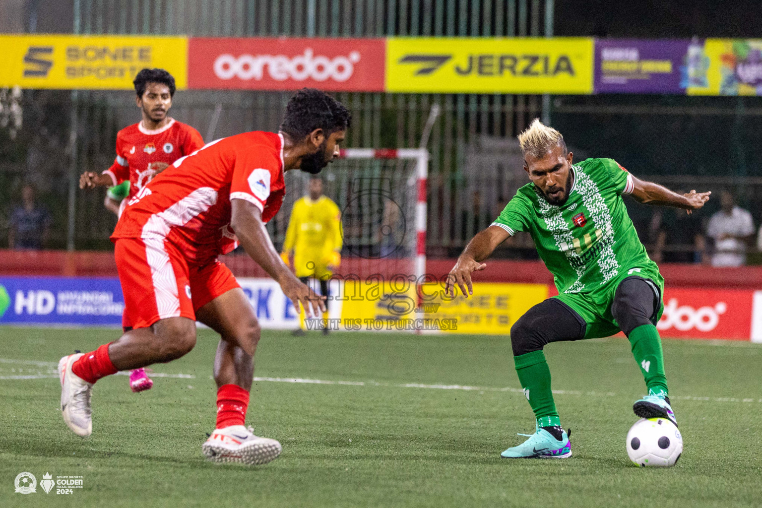 HA Maarandhoo vs HA Filladhoo in Day 1 of Golden Futsal Challenge 2024 was held on Monday, 15th January 2024, in Hulhumale', Maldives Photos: Ismail Thoriq / images.mv