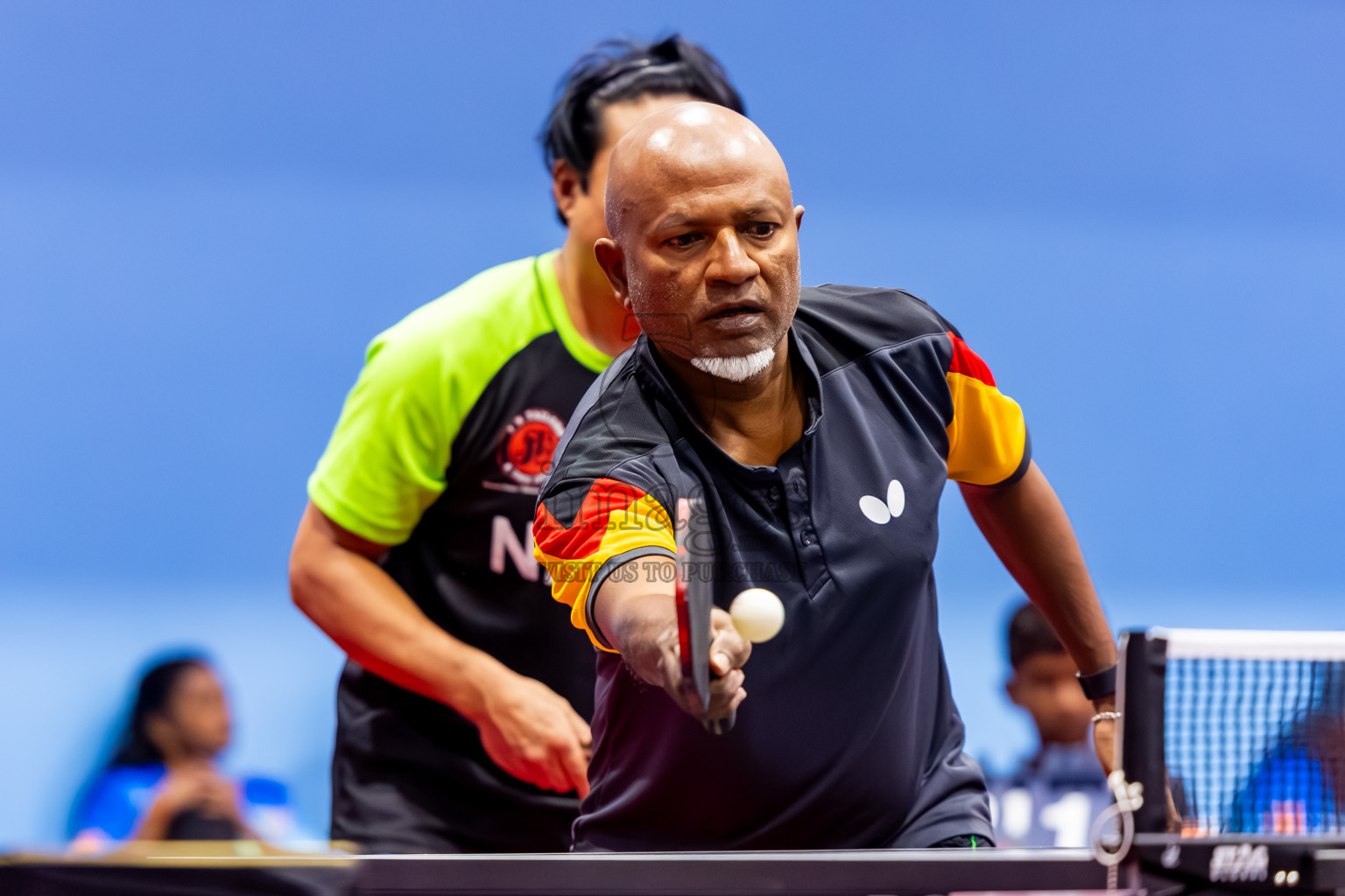 Day 4 of 1st Thoddoo Masters Table Tennis Tournament was held on Sunday, 24th August 2025 in AA Thoddoo, Maldives. Photos: Nausham Waheed / images.mv