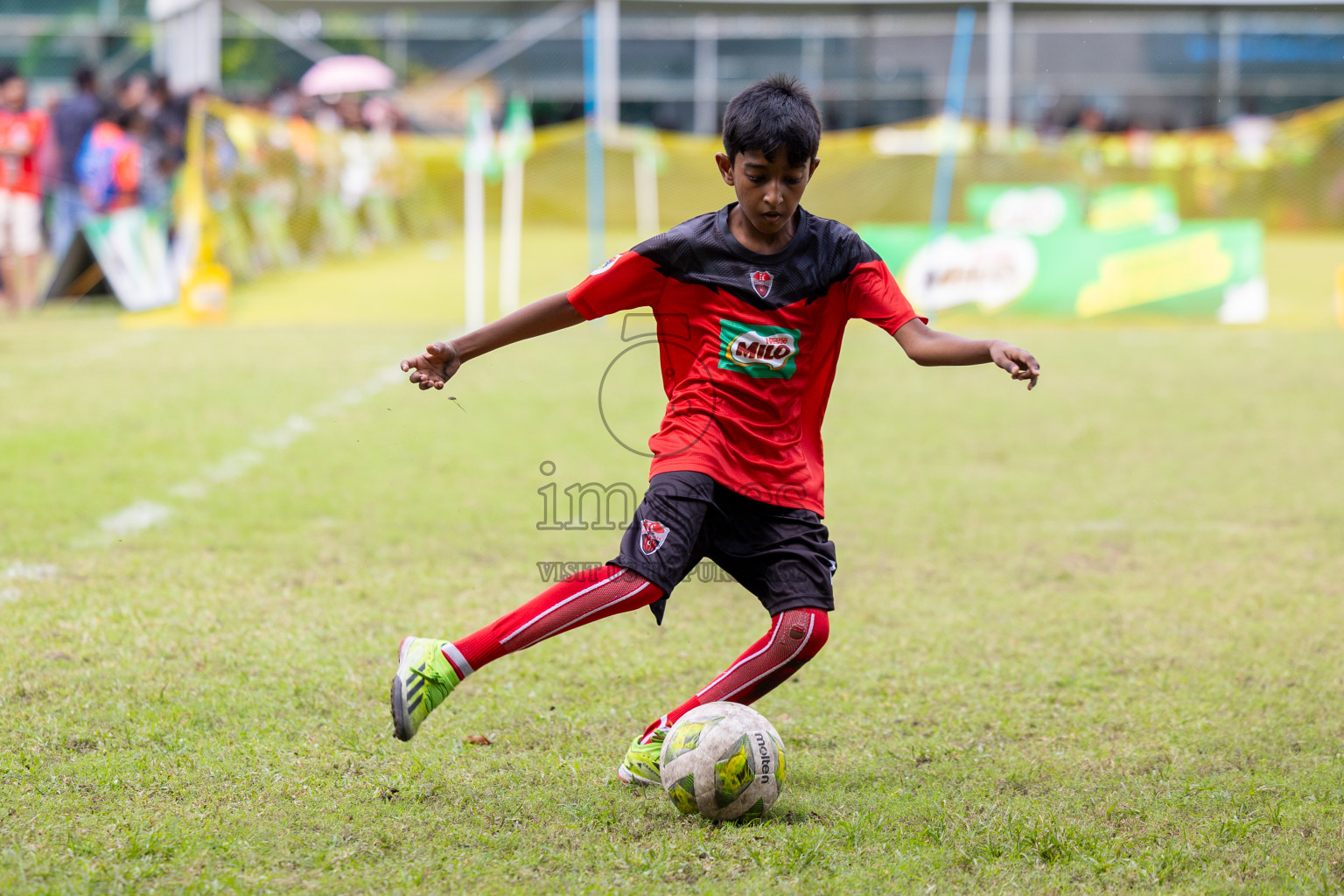 Day 2 of MILO Academy Championship 2024 - U12 was held at Henveiru Grounds in Male', Maldives on Friday, 5th July 2024. Photos: Mohamed Mahfooz Moosa / images.mv
