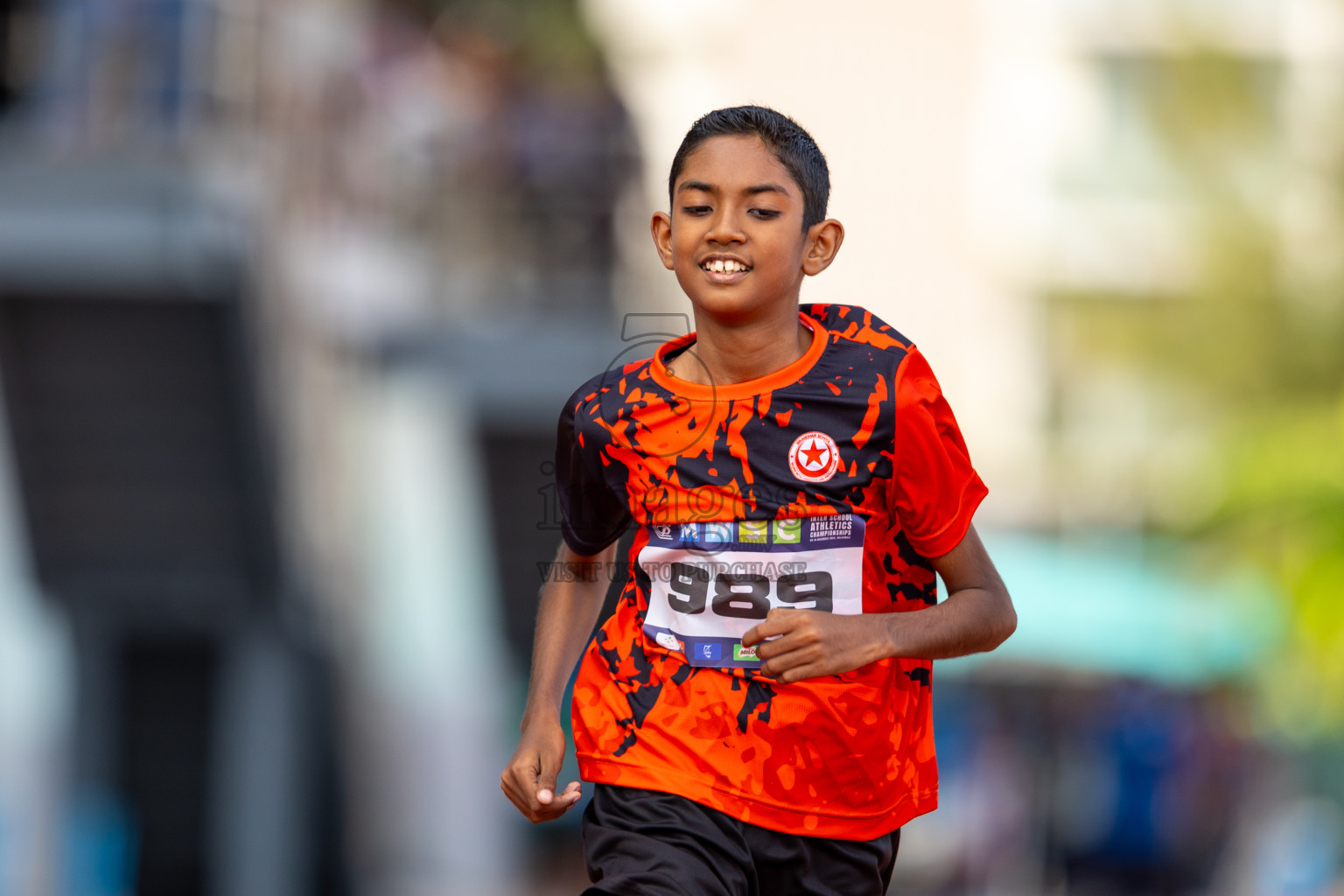 Day 2 of MWSC Interschool Athletics Championships 2024 held in Hulhumale Running Track, Hulhumale, Maldives on Sunday, 10th November 2024. Photos by: Ismail Thoriq / Images.mv