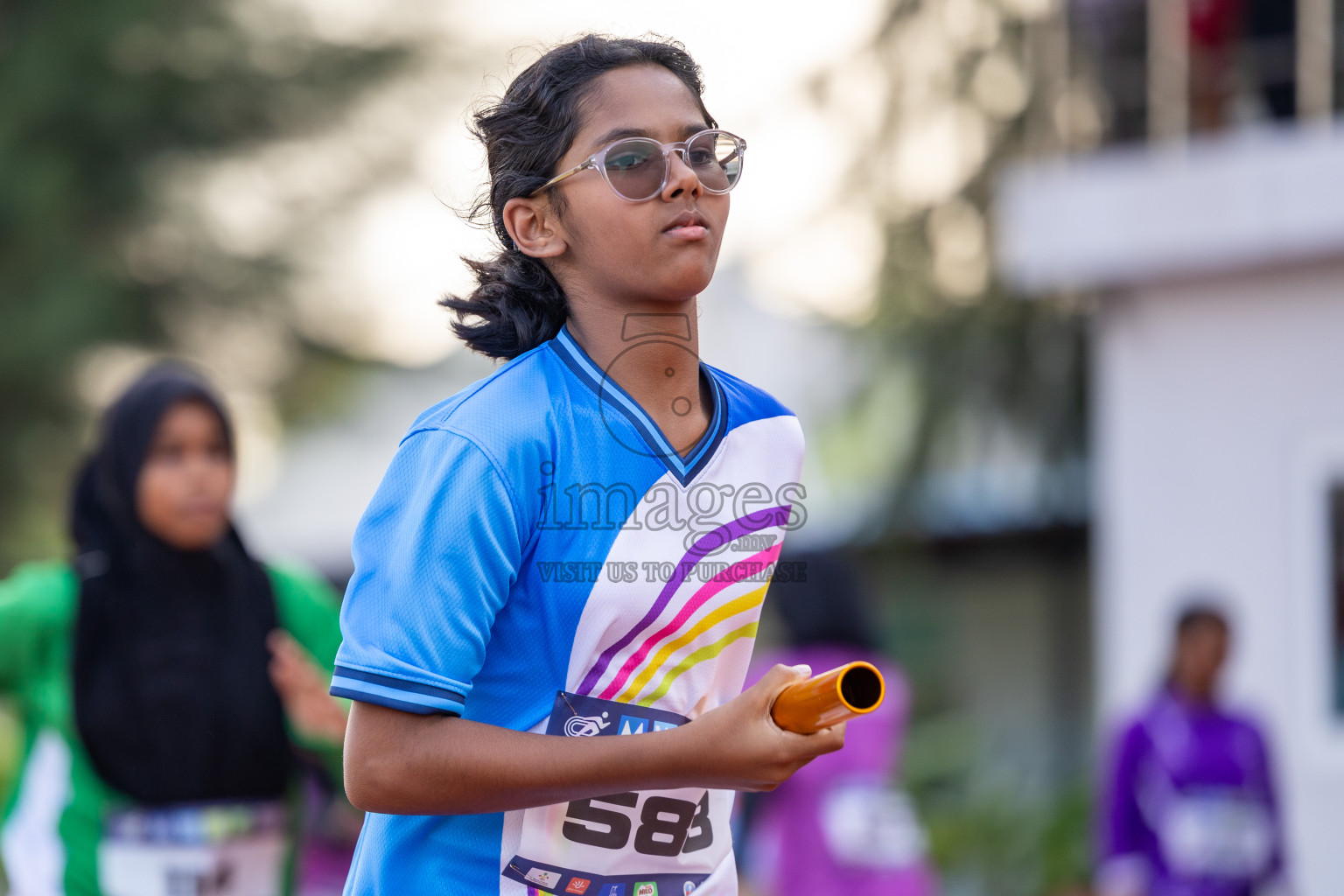 Day 5 of MWSC Interschool Athletics Championships 2024 held in Hulhumale Running Track, Hulhumale, Maldives on Wednesday, 13th November 2024. Photos by: Ismail Thoriq / Images.mv