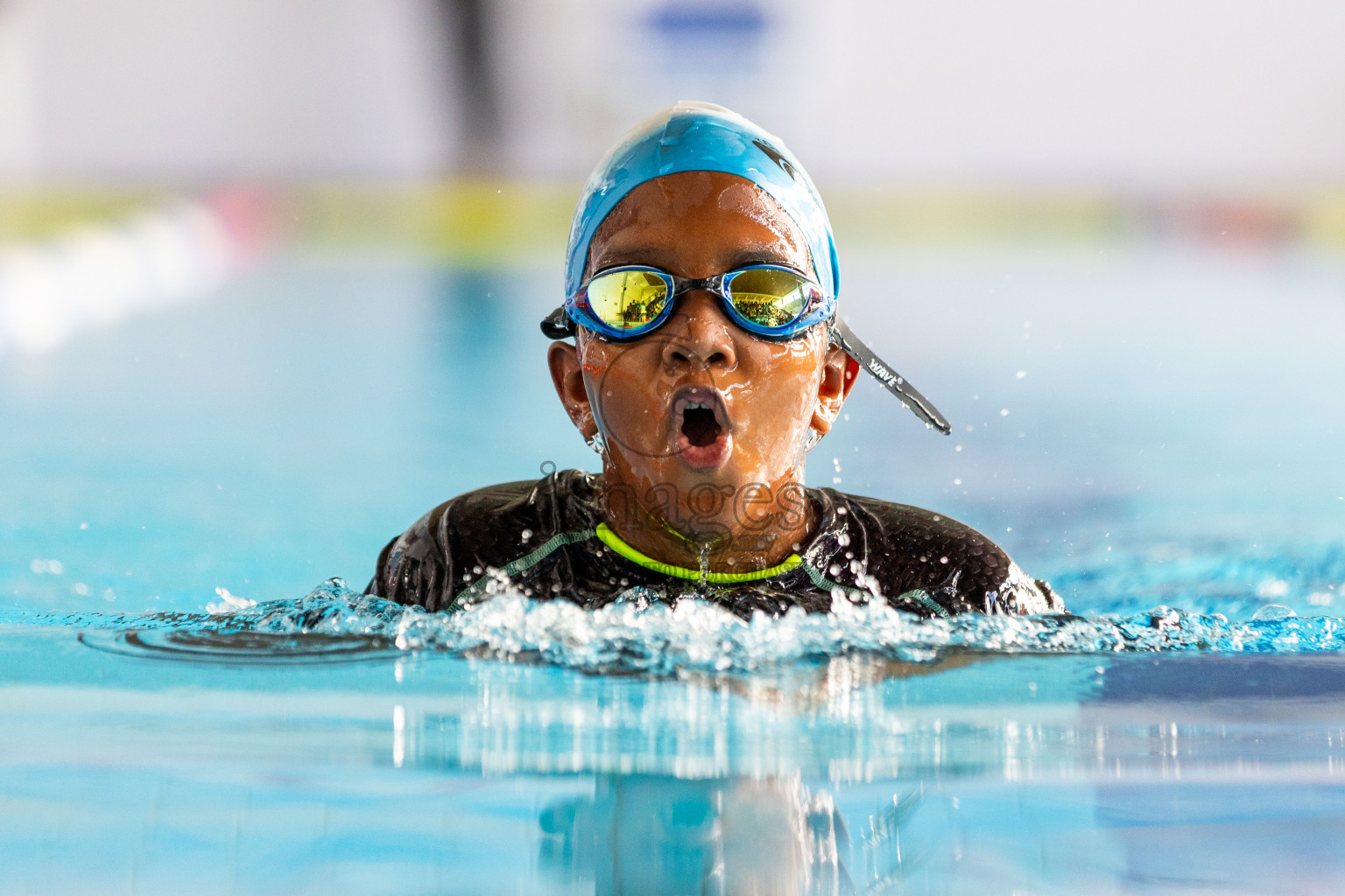 Day 6 of 4th National Kids Swimming Festival 2023 on 6th December 2023, held in Hulhumale', Maldives Photos: Nausham Waheed / Images.mv