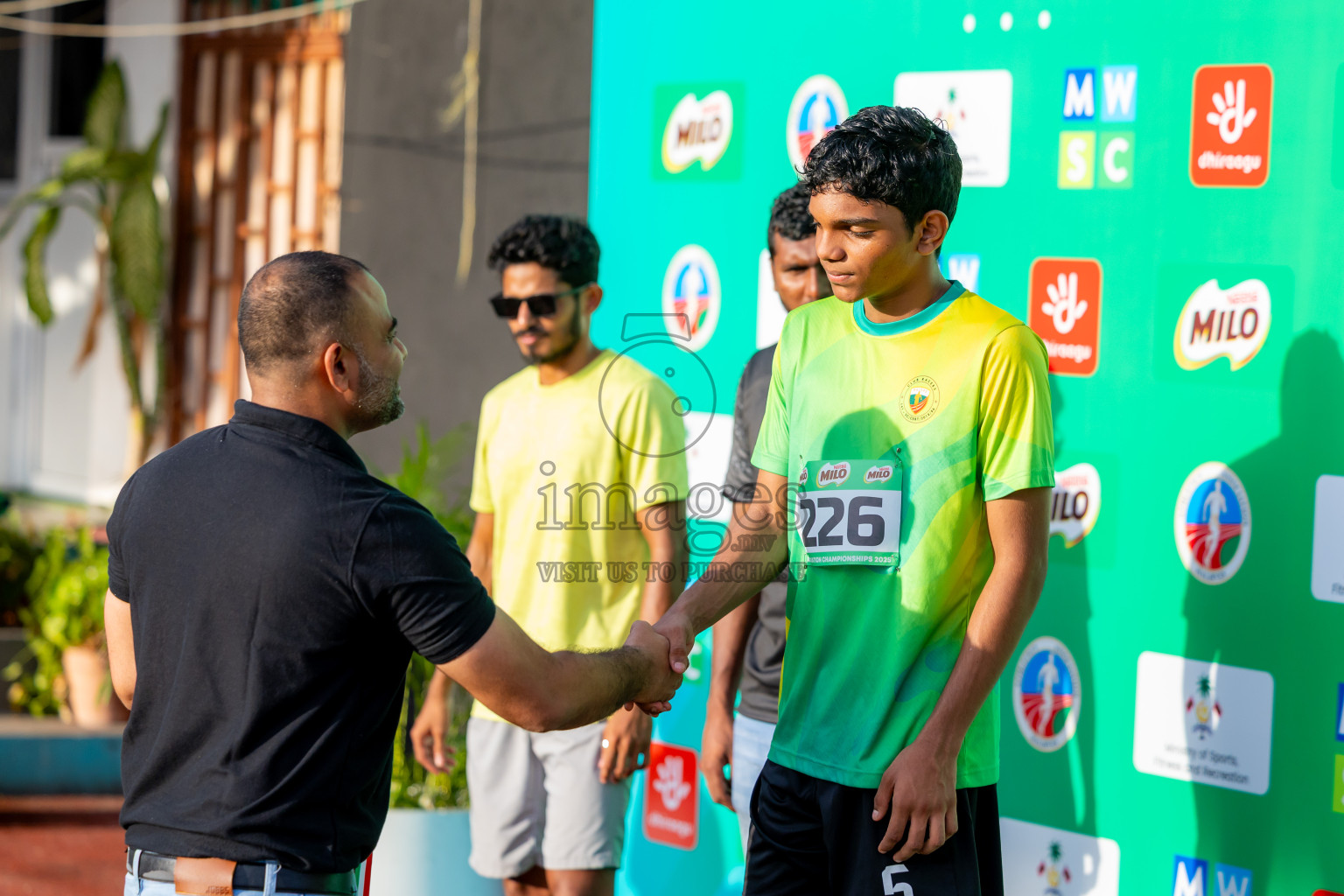 Day 3 of 12th Milo Association Championships was held in Ekuveni Track at Male', Maldives on Saturday, 26th April 2025. Photos: Nausham Waheed / images.mv