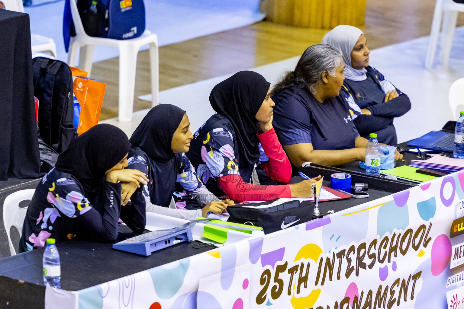 Day 11 of 25th Inter-School Netball Tournament was held in Social Center at Male', Maldives on Wednesday, 21st August 2024. Photos: Nausham Waheed / images.mv