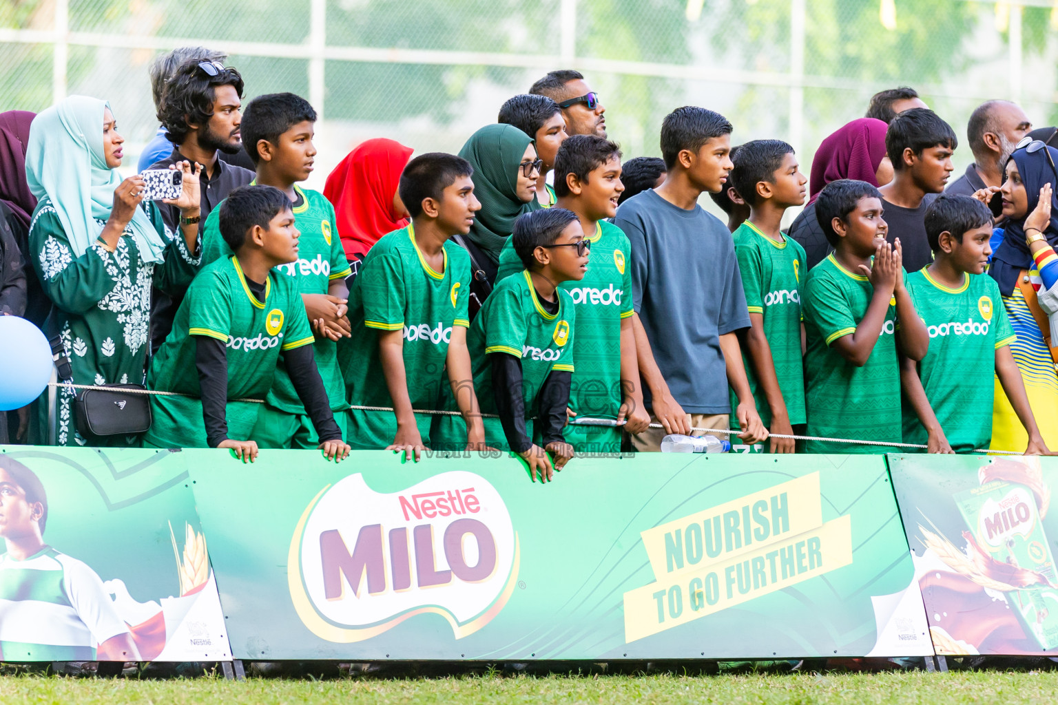 Day 4 of MILO Academy Championship 2024 - U12 was held at Henveiru Grounds in Male', Maldives on Sunday, 7th July 2024. Photos: Nausham Waheed / images.mv