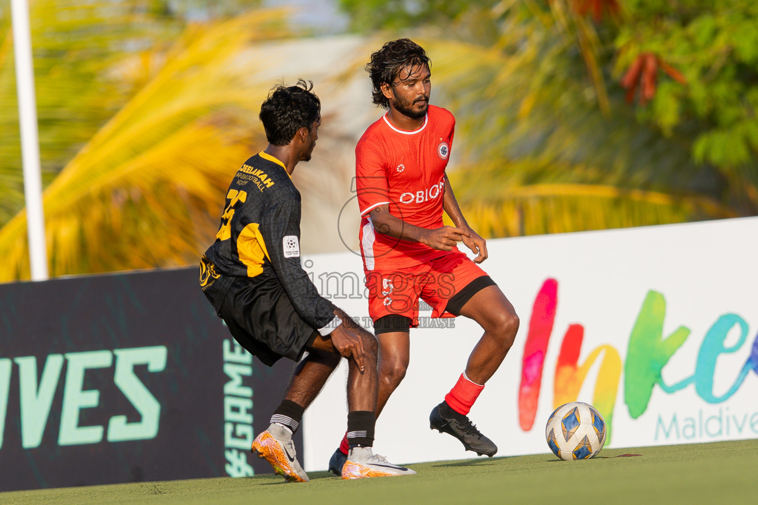 CC Sports Club VS Aajeelakah Eydhafushi FA in Day 6 of Eydhafushi Cup 2025 held in Eydhafushi Football Stadium at B. Eydhafushi, Maldives on Wednesday, 10th September 2025. Photos: Arif Rasheed / images.mv