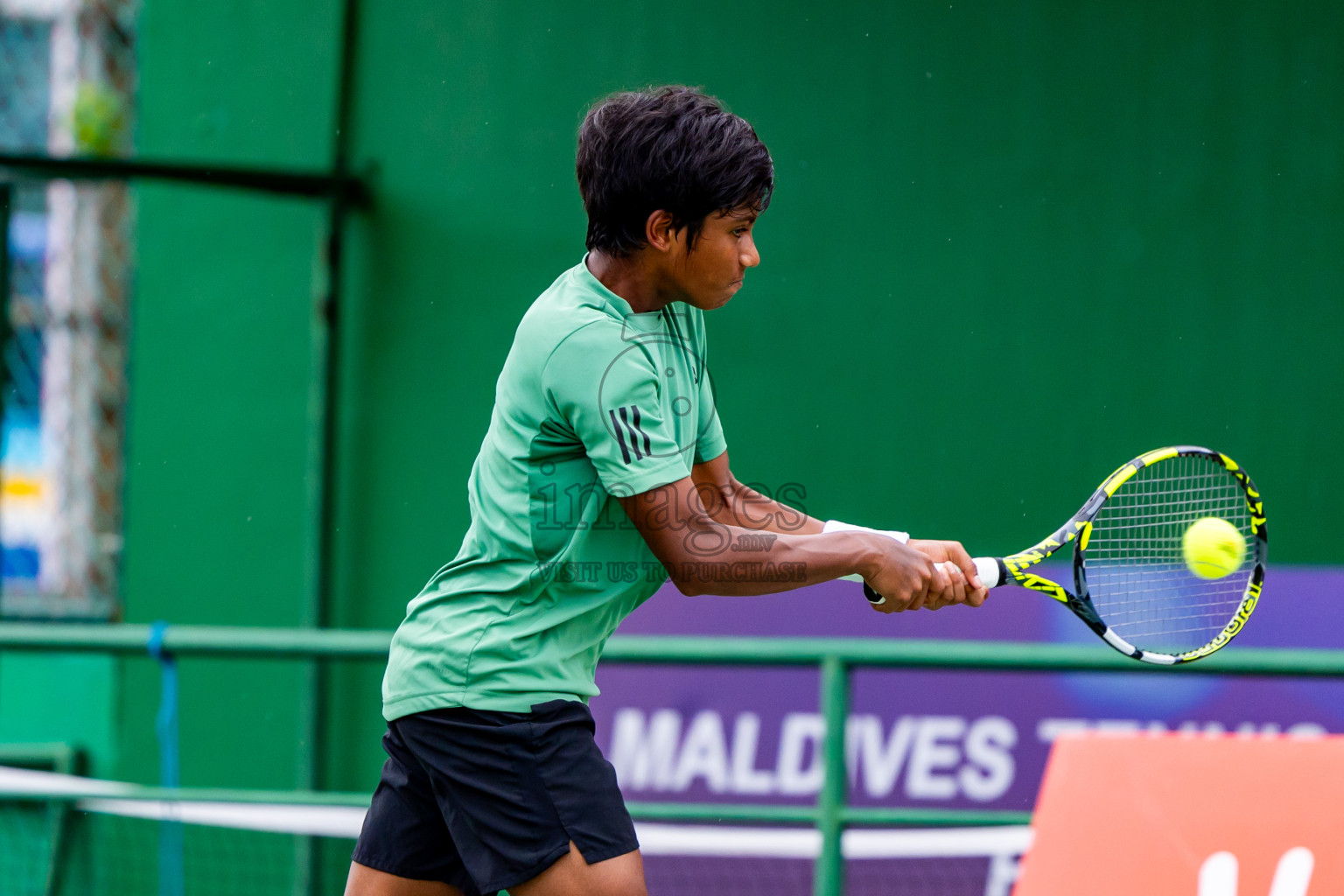 Day 6 of ATF Maldives Junior Open Tennis was held in Male' Tennis Court, Male', Maldives on Tuesday, 17th December 2024. Photos: Nausham Waheed/ images.mv