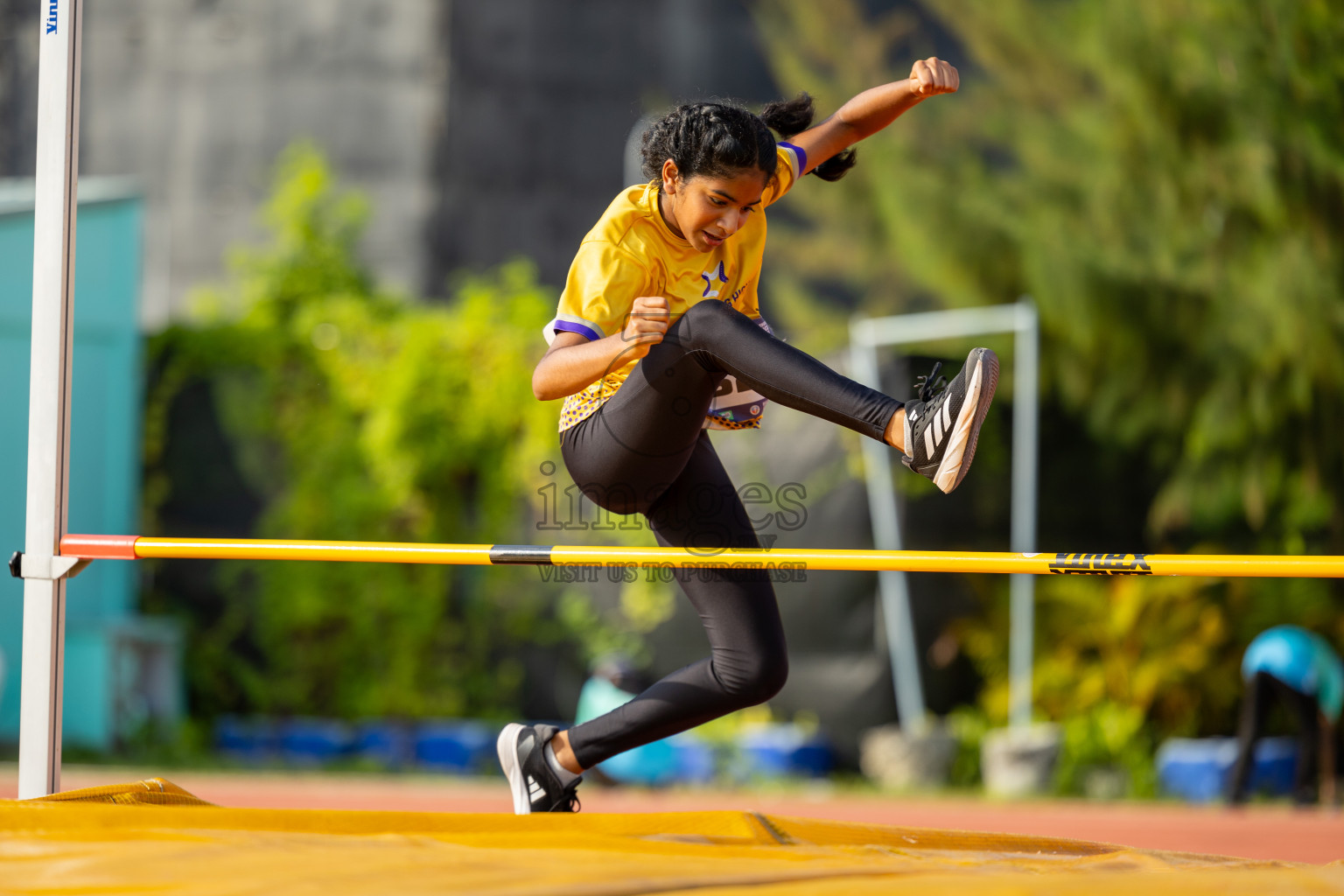 Day 4 of MWSC Interschool Athletics Championships 2024 held in Hulhumale Running Track, Hulhumale, Maldives on Tuesday, 12th November 2024. Photos by: Ismail Thoriq / Images.mv