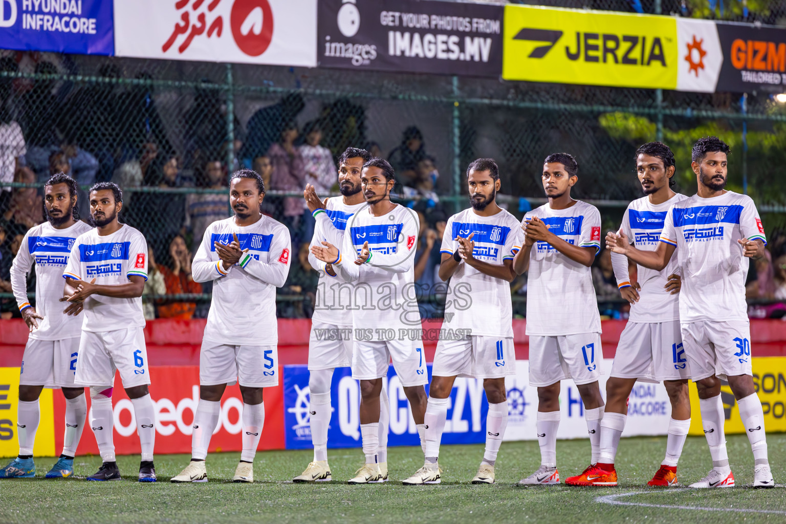 S Feydhoo vs S Hithadhoo in Day 26 of Golden Futsal Challenge 2024 was held on Friday , 9th February 2024 in Hulhumale', Maldives
Photos: Ismail Thoriq / images.mv