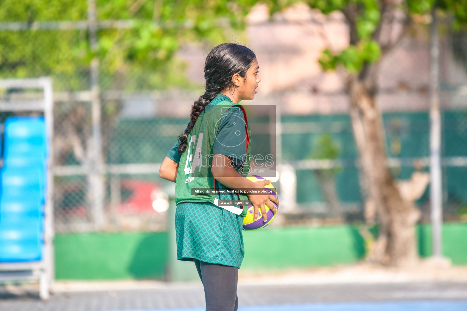 Day 9 of Junior Netball Championship 2022 held in Male', Maldives. Photos by Nausham Waheed